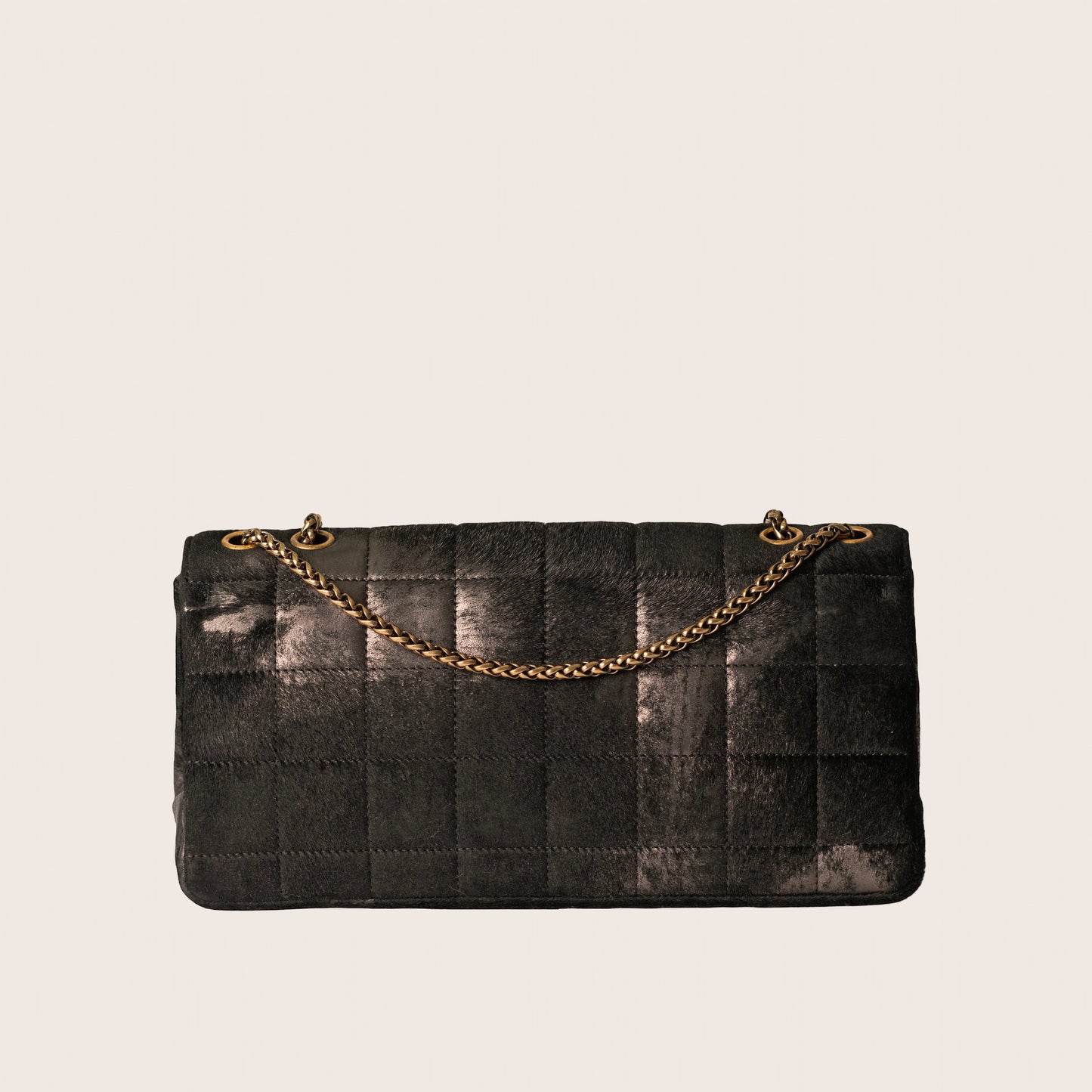 Chanel Timeless/Classique Pony-Style Calfskin Bag - Black