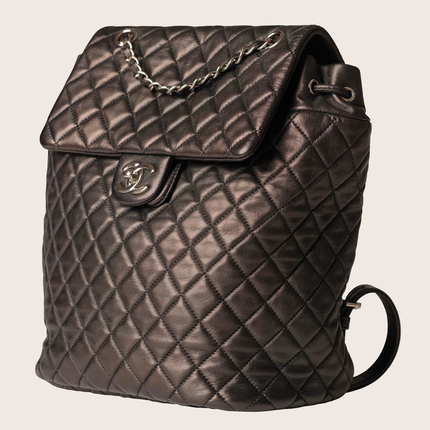 Chanel Black Quilted Leather Large Urban Spirit Backpack