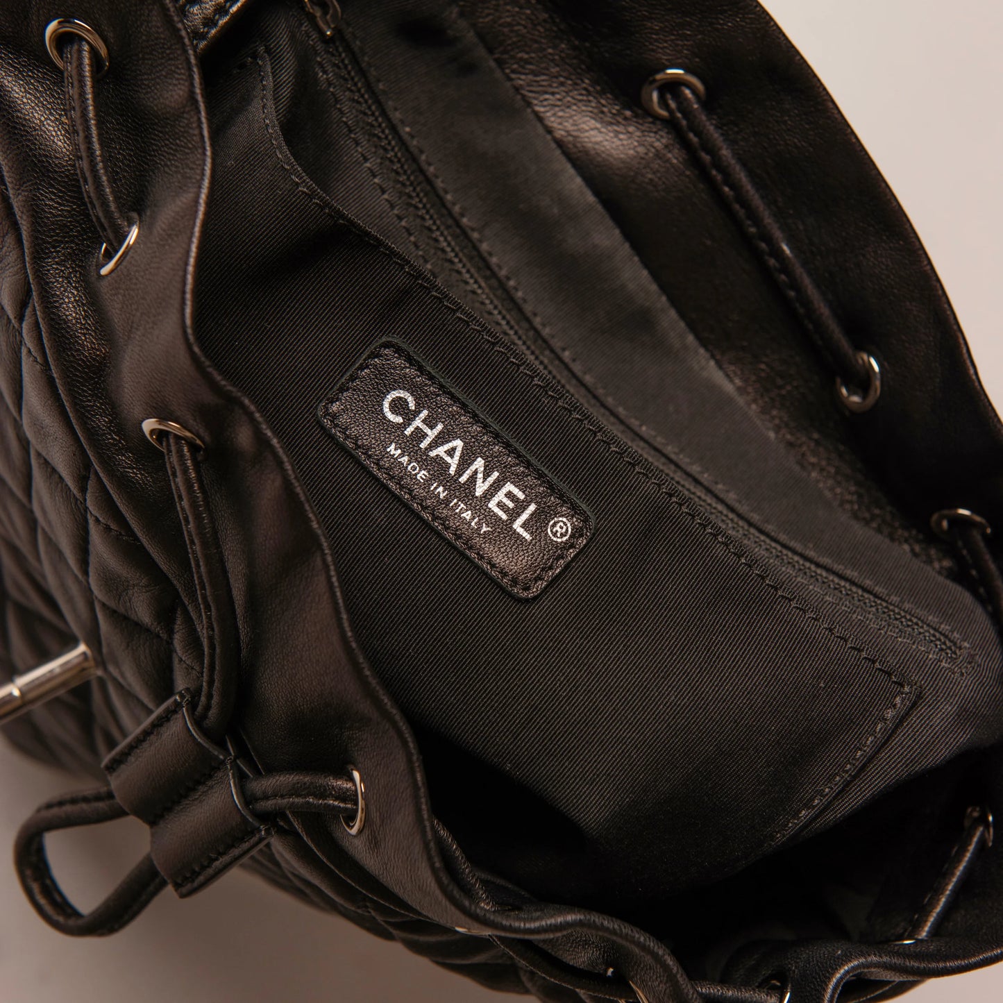Chanel Black Quilted Leather Large Urban Spirit Backpack