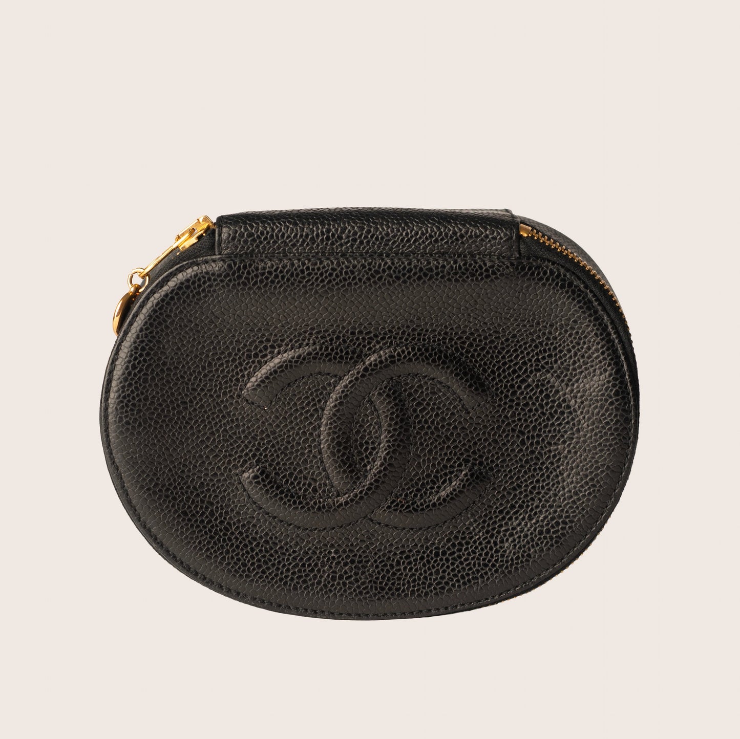 Chanel Coco Mark Pouch Case Black