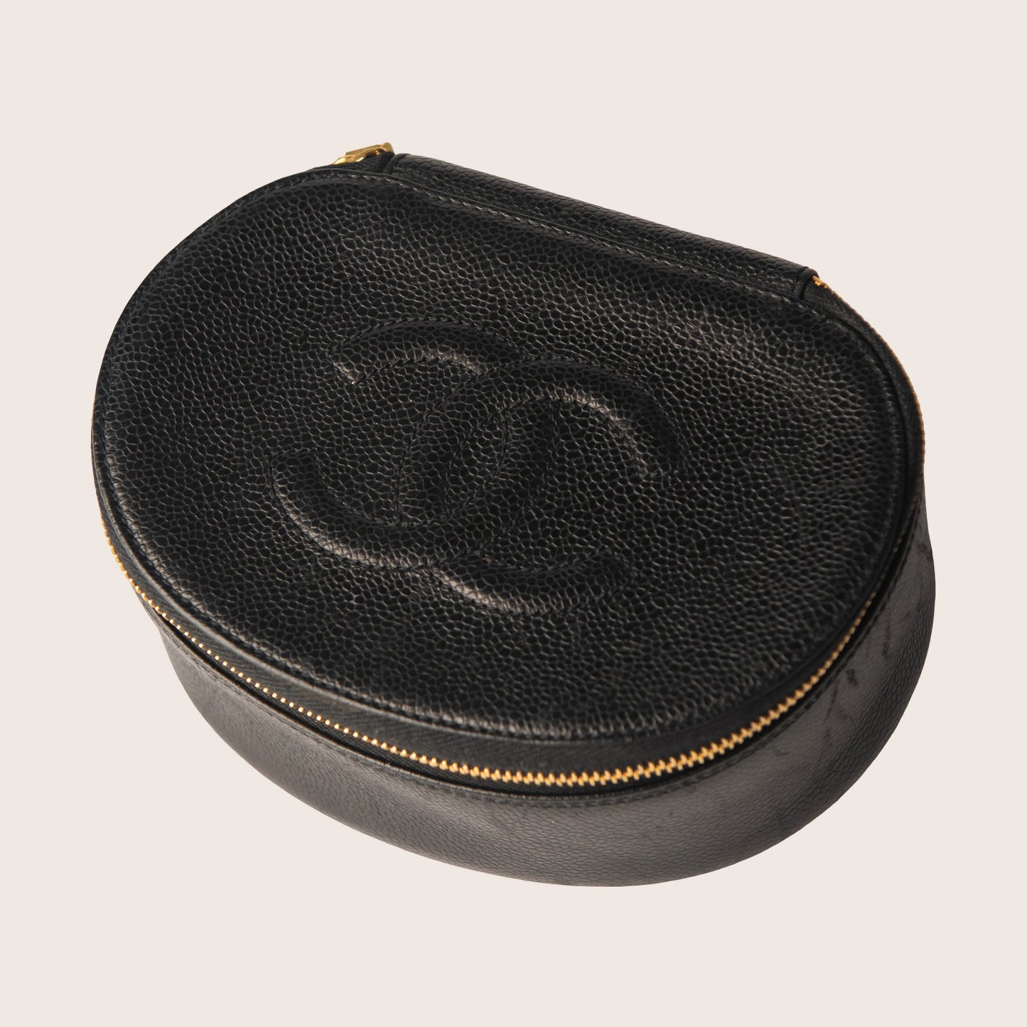 Chanel Coco Mark Pouch Case Black