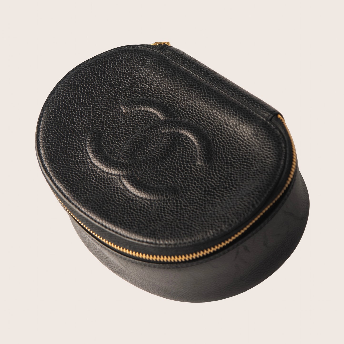 Chanel Coco Mark Pouch Case Black