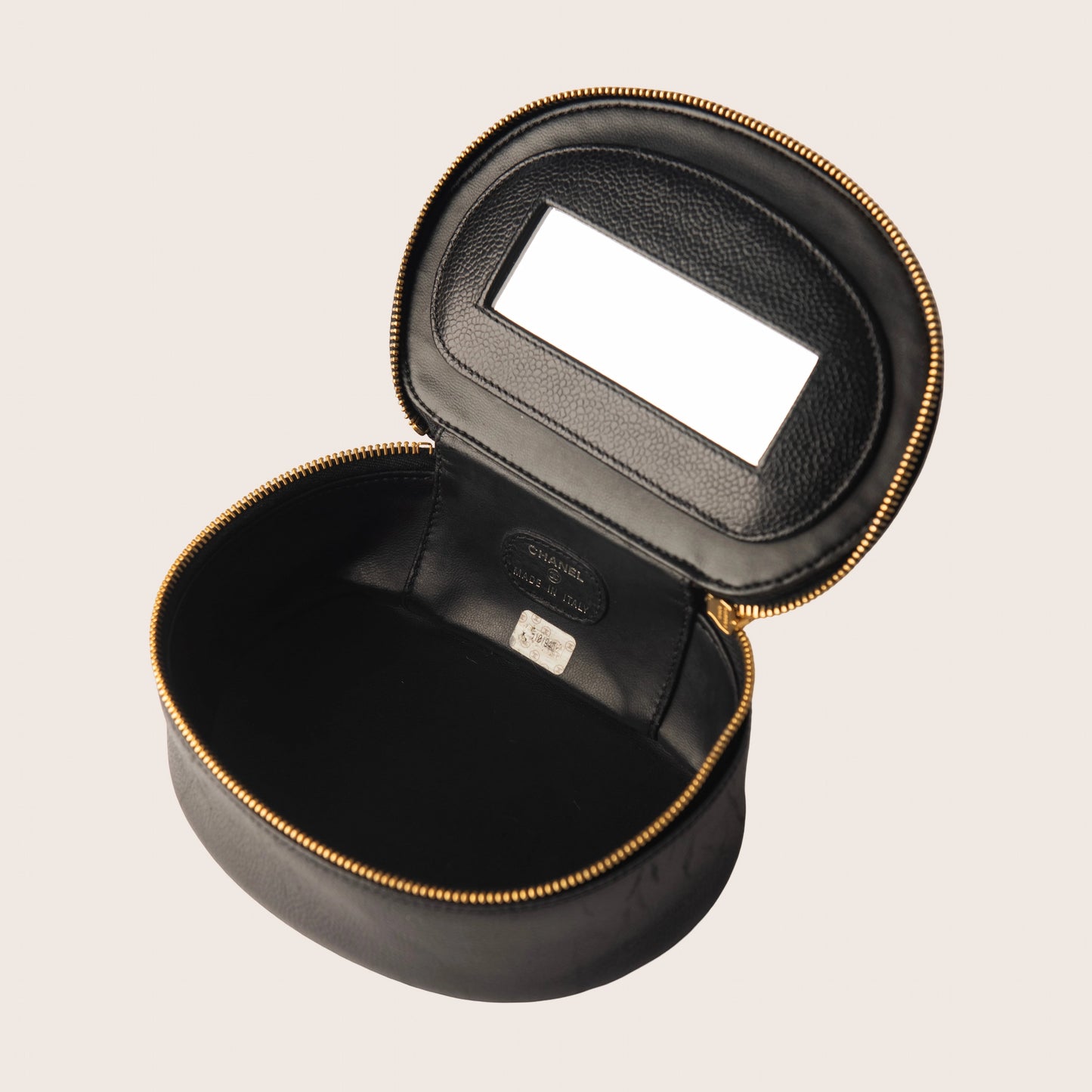Chanel Coco Mark Pouch Case Black