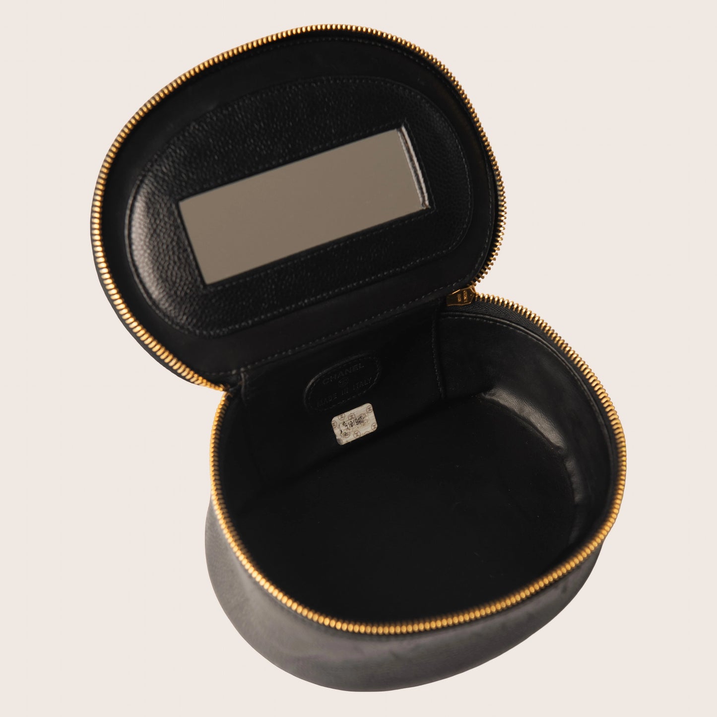 Chanel Coco Mark Pouch Case Black