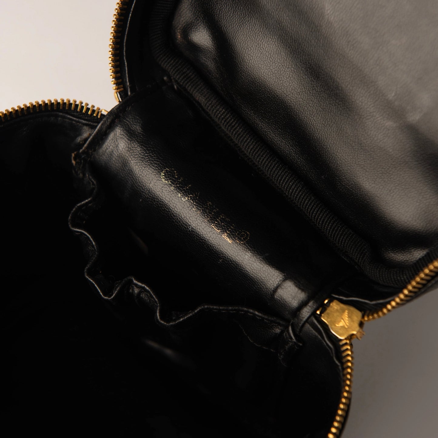 Chanel Black Caviar Leather Vanity Case