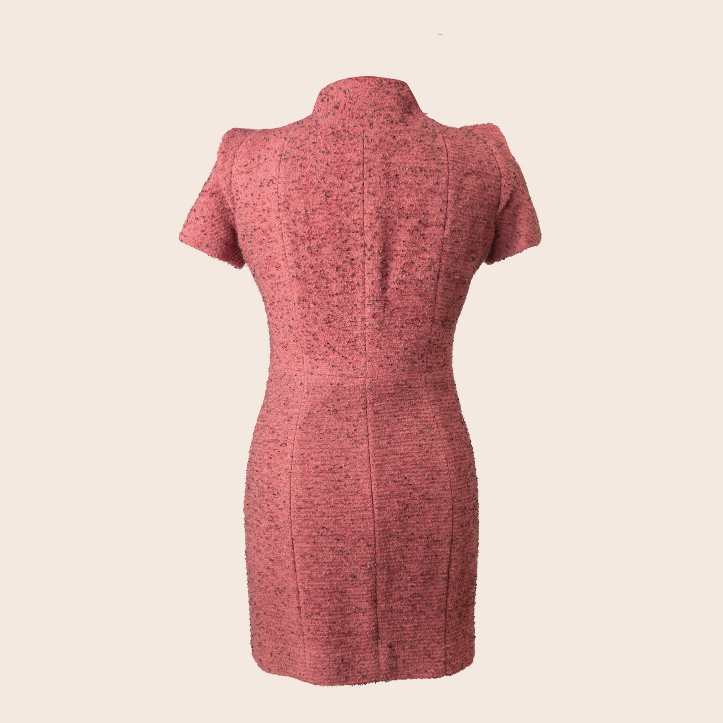 Chanel Pink Tweed Short Dress