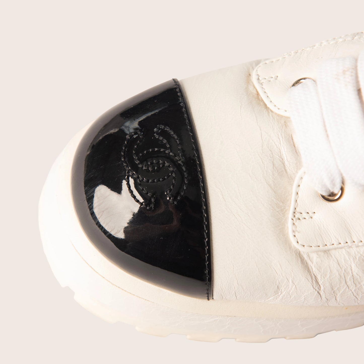 Chanel 2022 Interlocking CC Logo Combat Boots