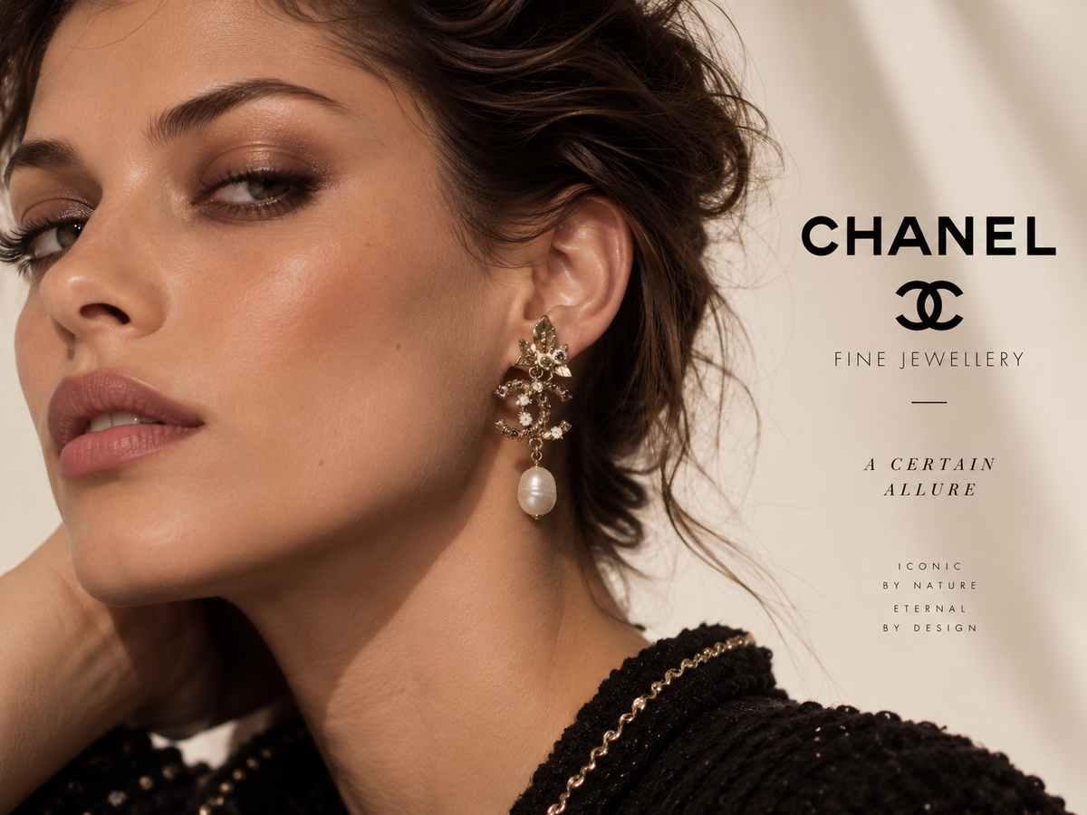 Chanel Pearl Earrings