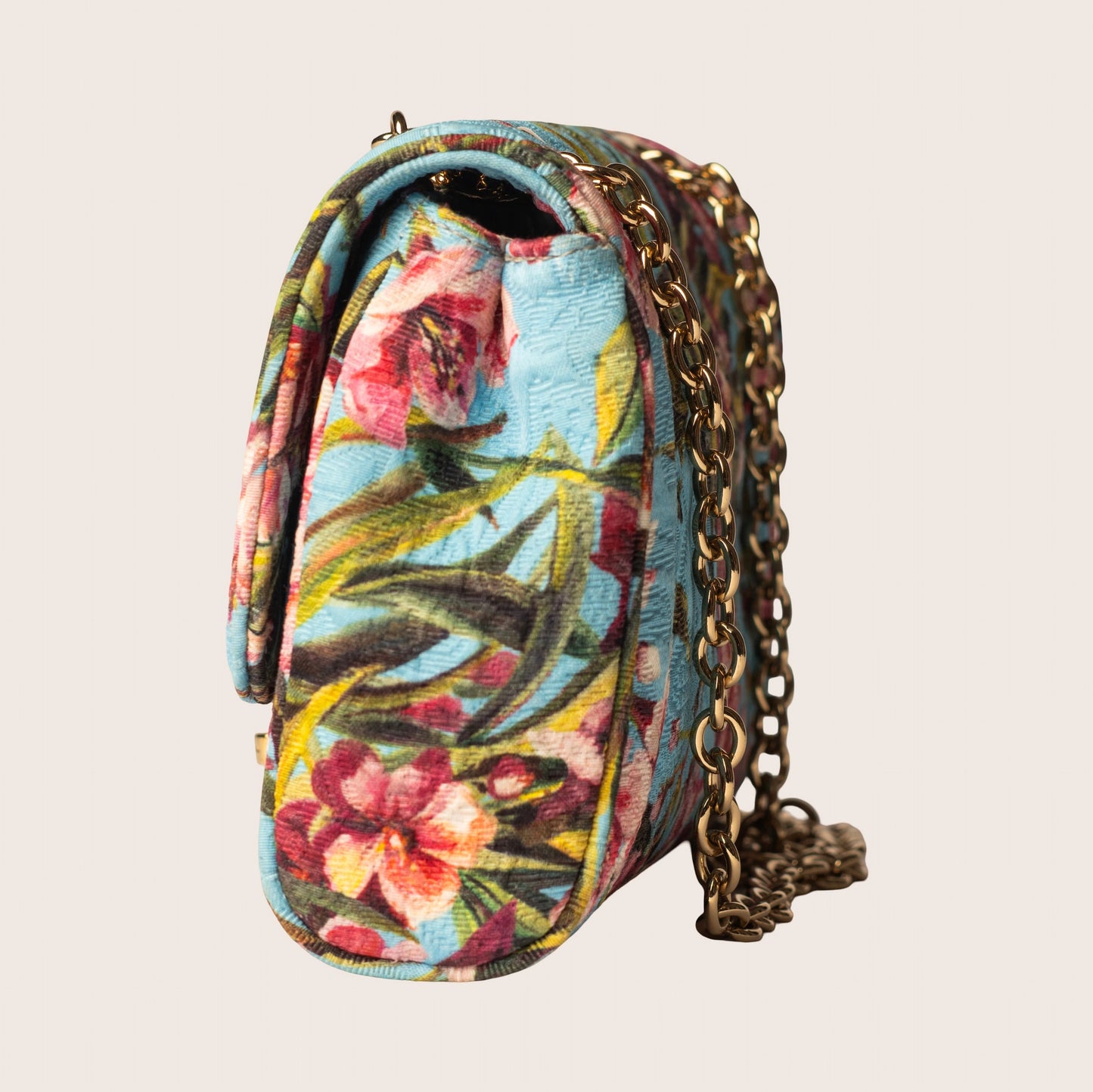 Dolce & Gabbana Floral Jacquard Shoulder Bag