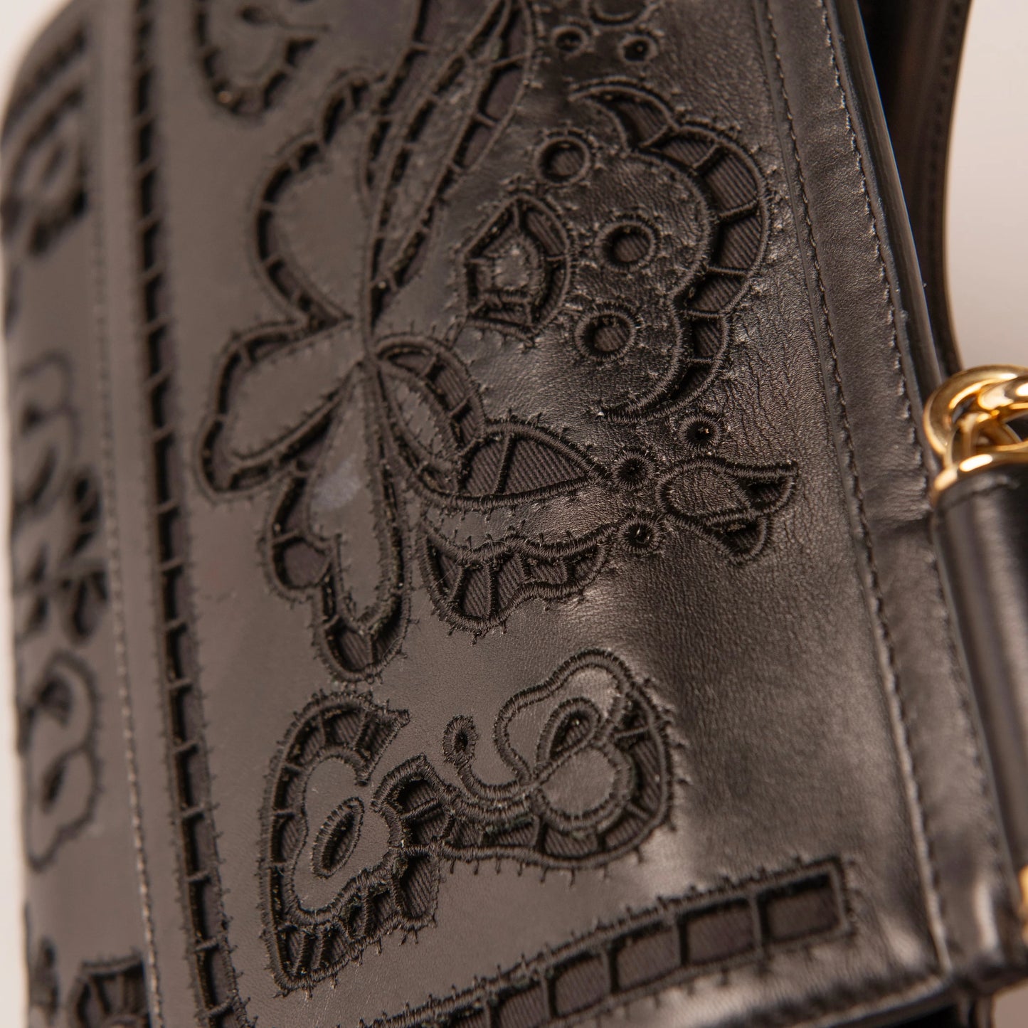 Dolce & Gabbana Sicily Leather Handbag - Black