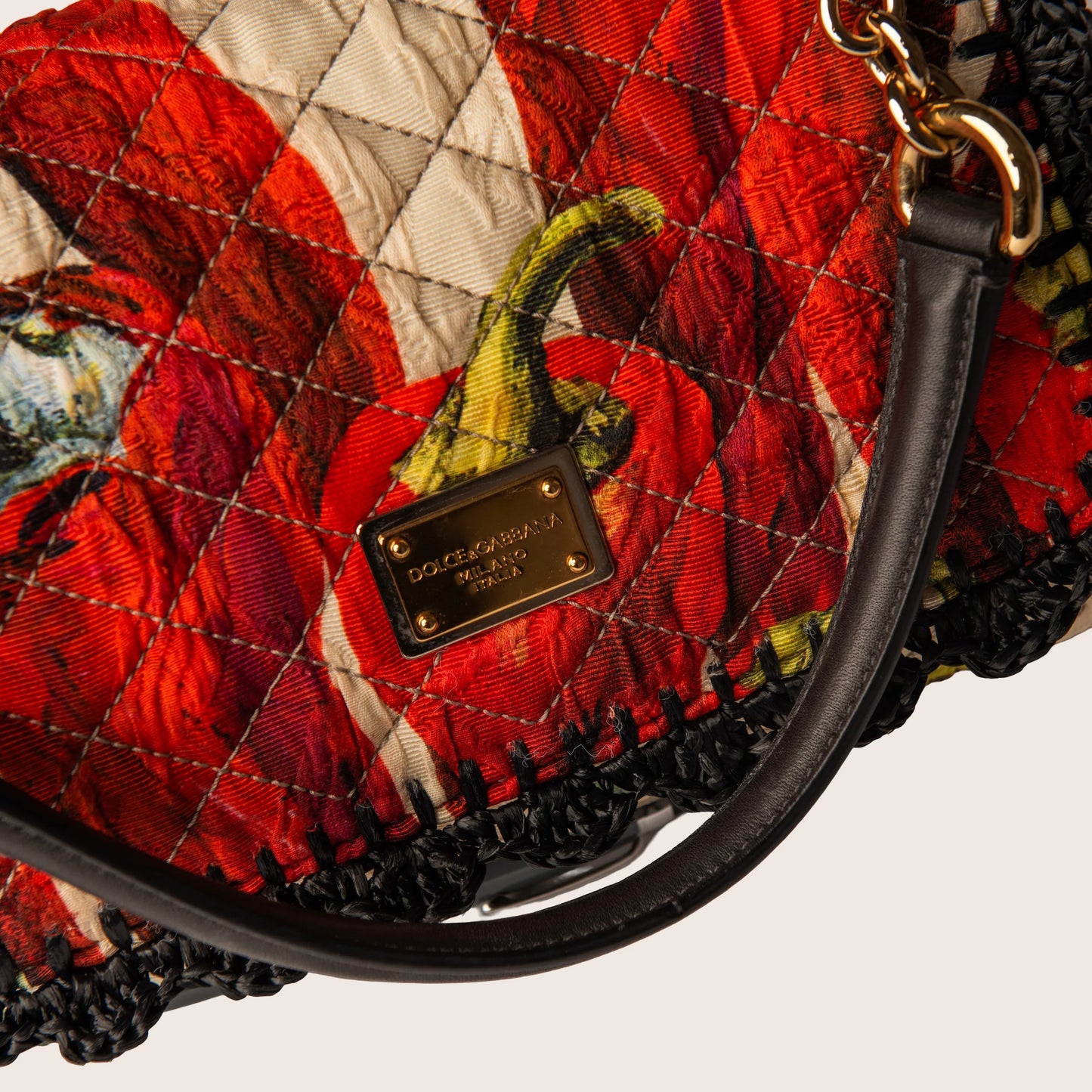 Dolce & Gabbana Chilli Print Sicily Bag