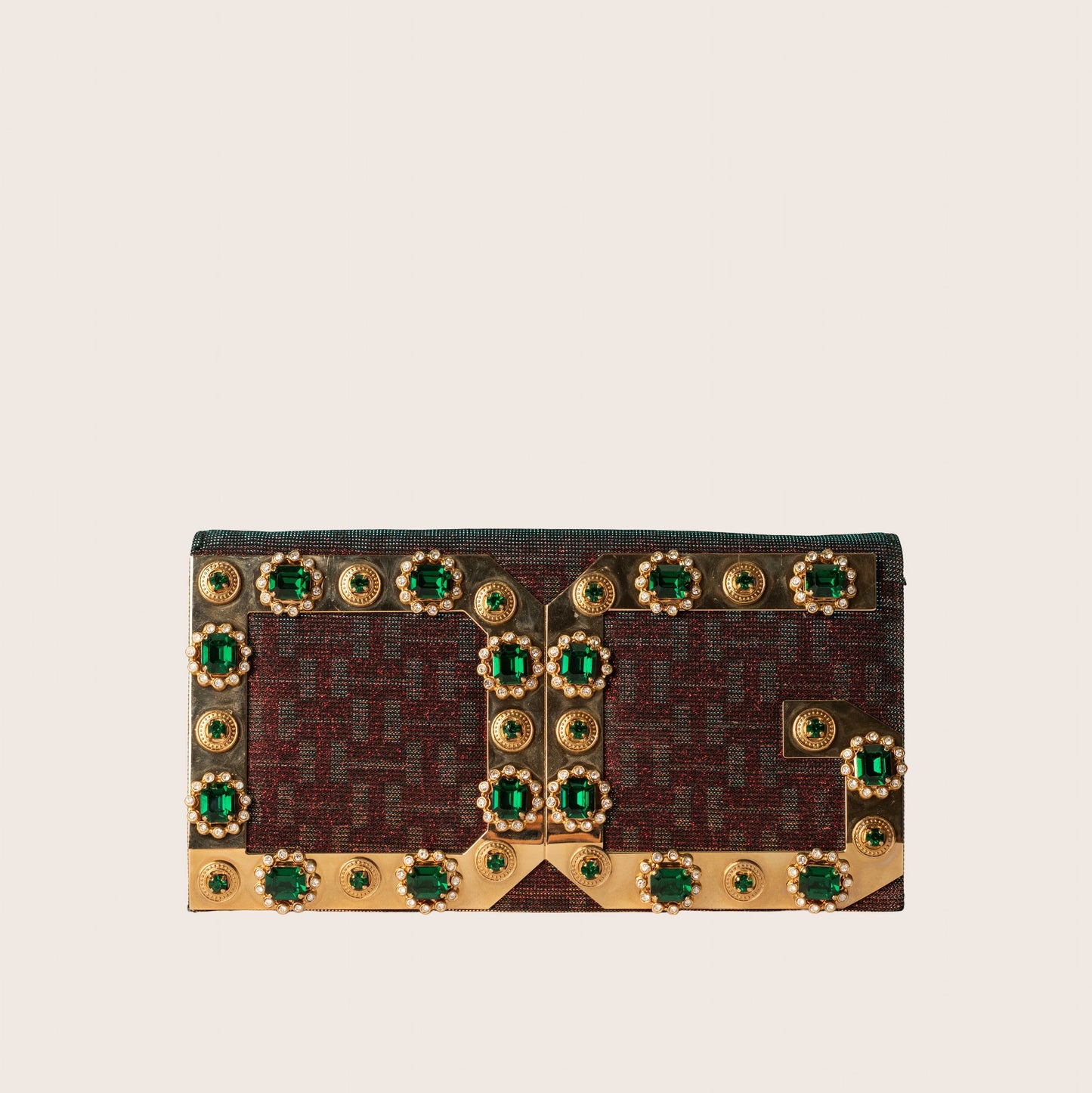 Dolce & Gabbana DG Iridescent Rhinestone Clutch