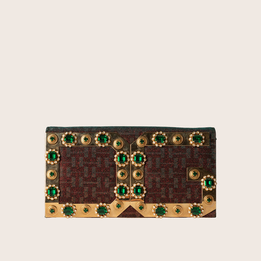 Dolce & Gabbana DG Iridescent Rhinestone Clutch