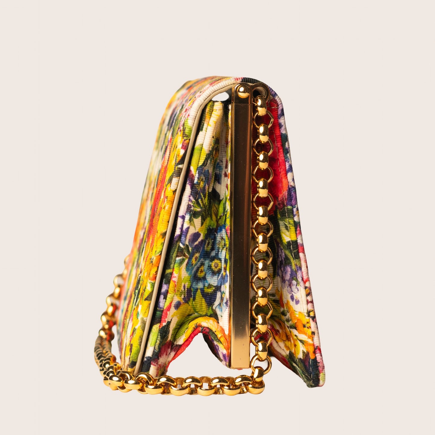 Dolce & Gabbana Floral Brocade Shoulder Bag