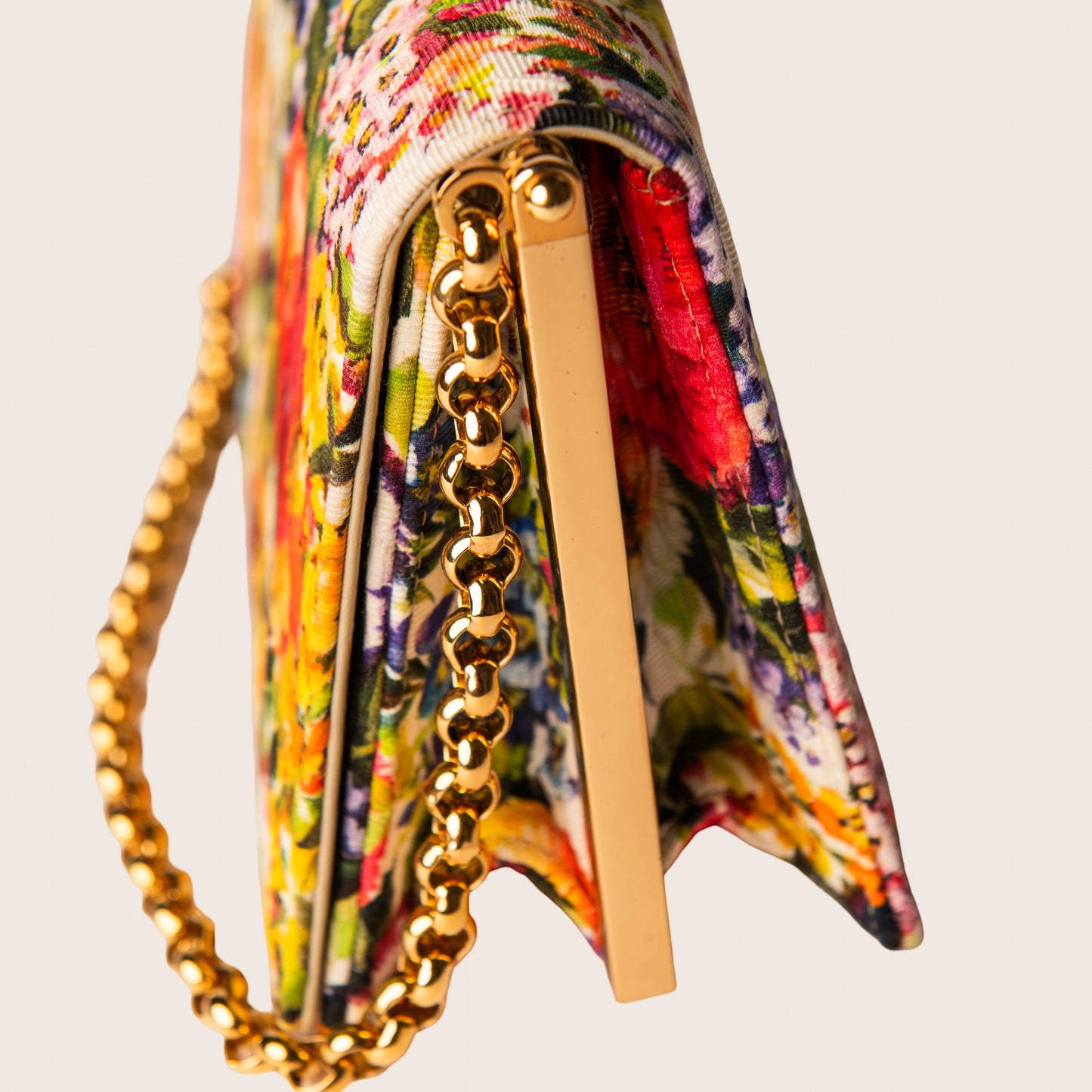 Dolce & Gabbana Floral Brocade Shoulder Bag