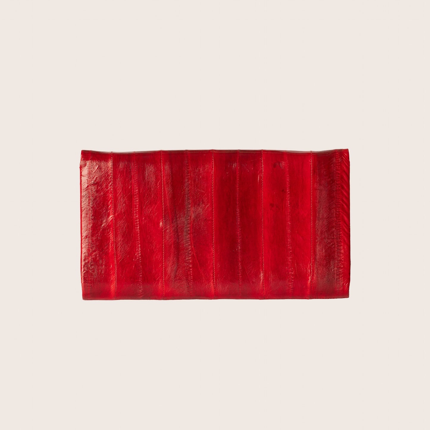 Dolce & Gabbana Red Eel Leather DG Gems Stone Embellished WOC Clutch