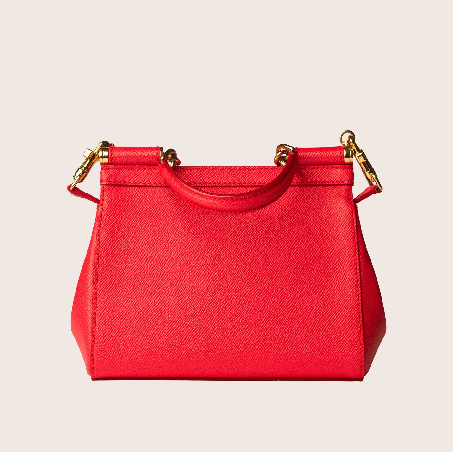 Dolce & Gabbana Miss Sicily Medium in Pink Dauphine Leather