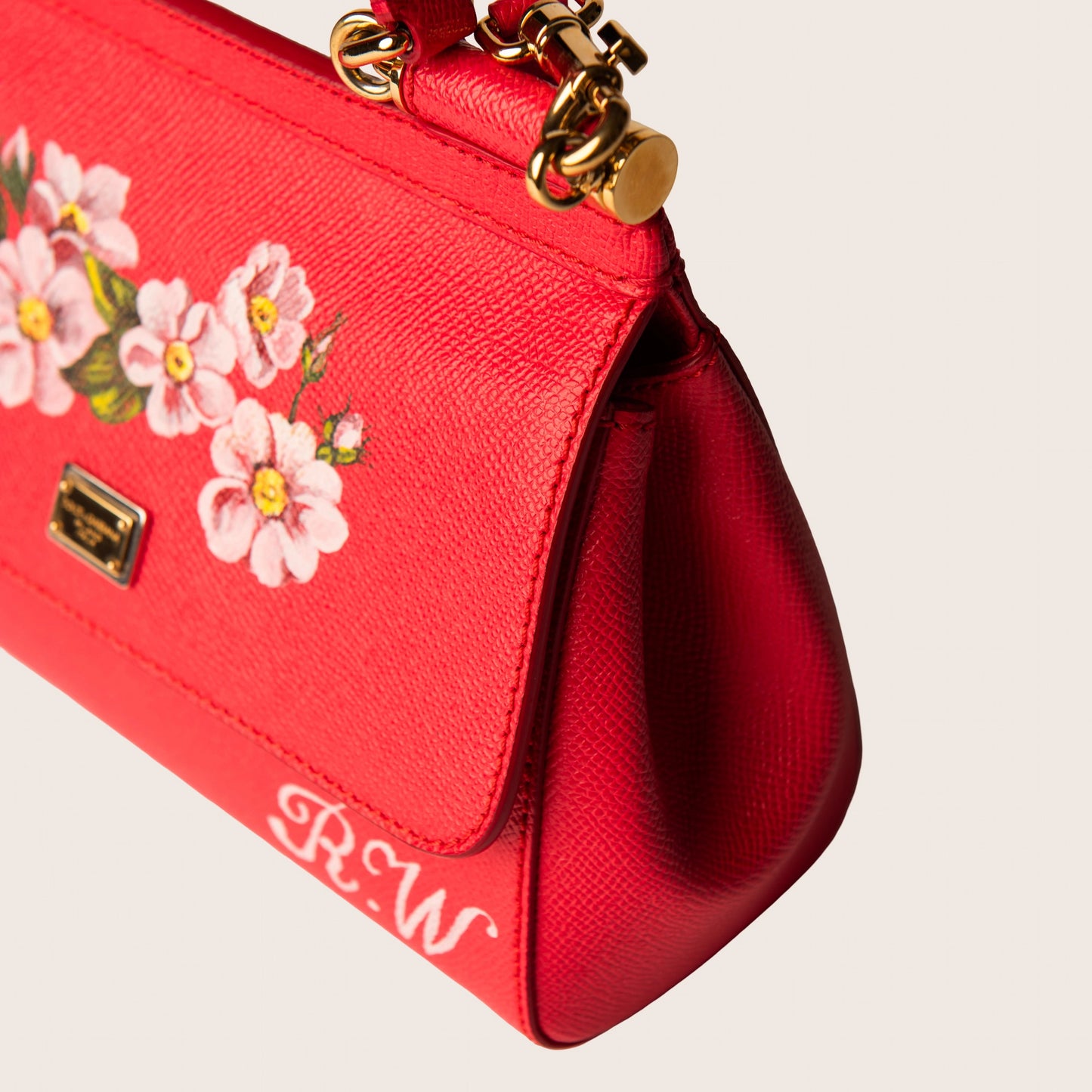 Dolce & Gabbana Miss Sicily Medium in Pink Dauphine Leather
