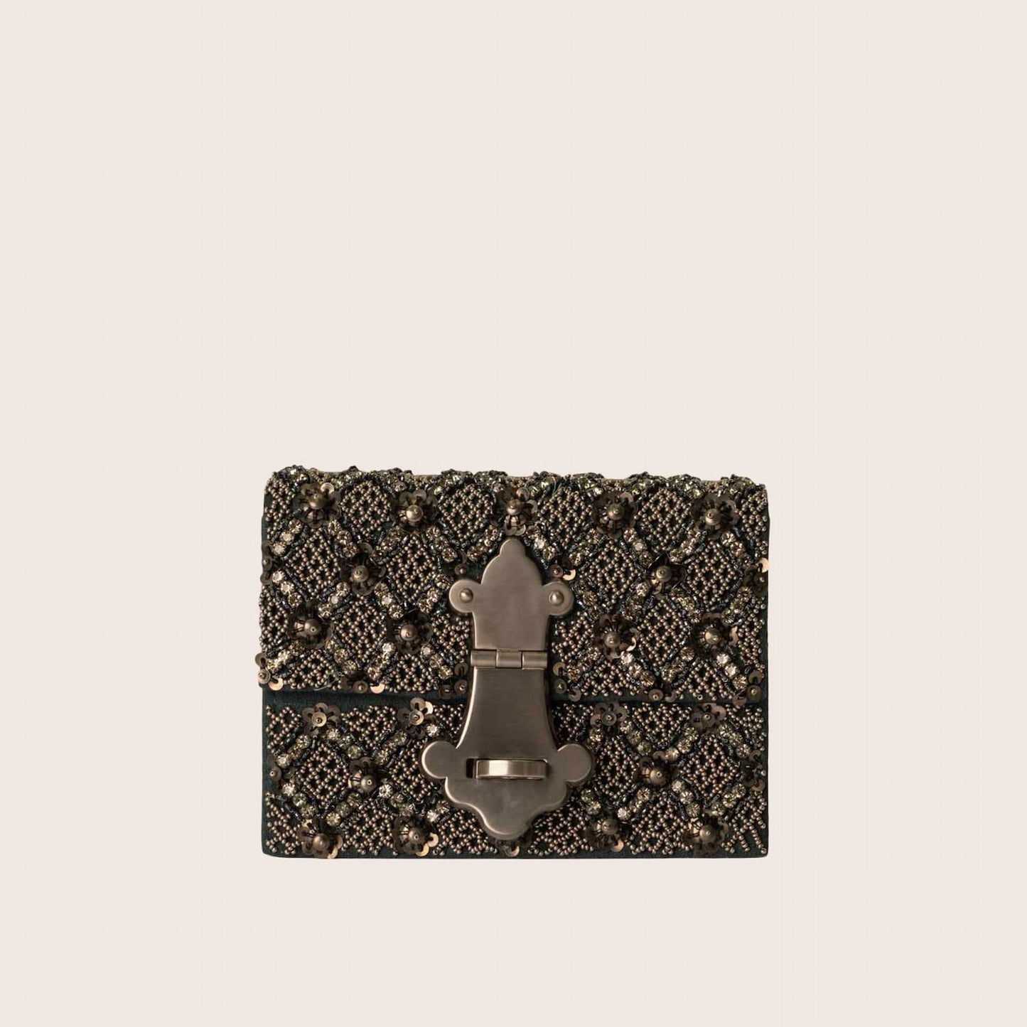 Dolce & Gabbana Key Lock Embellished Clutch