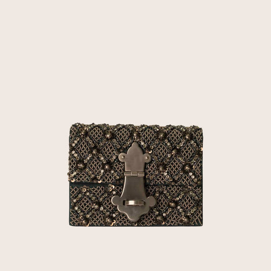 Dolce & Gabbana Key Lock Embellished Clutch