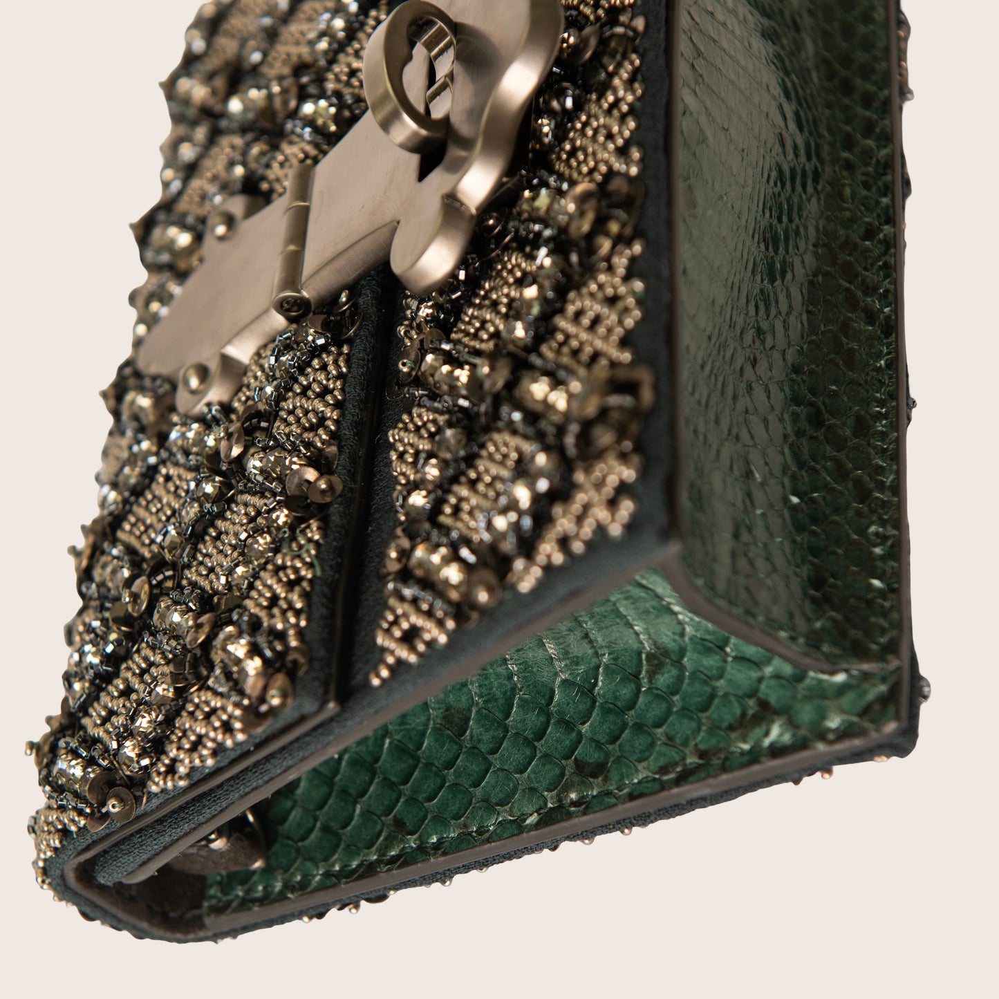 Dolce & Gabbana Key Lock Embellished Clutch