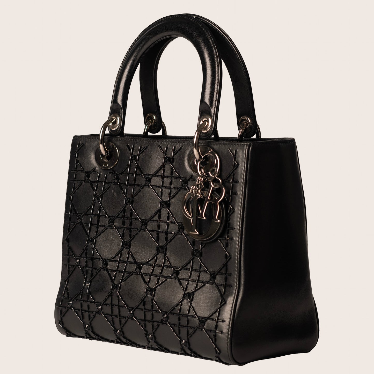 Christian Dior 2008 Large Cannage Lady Dior Handbag