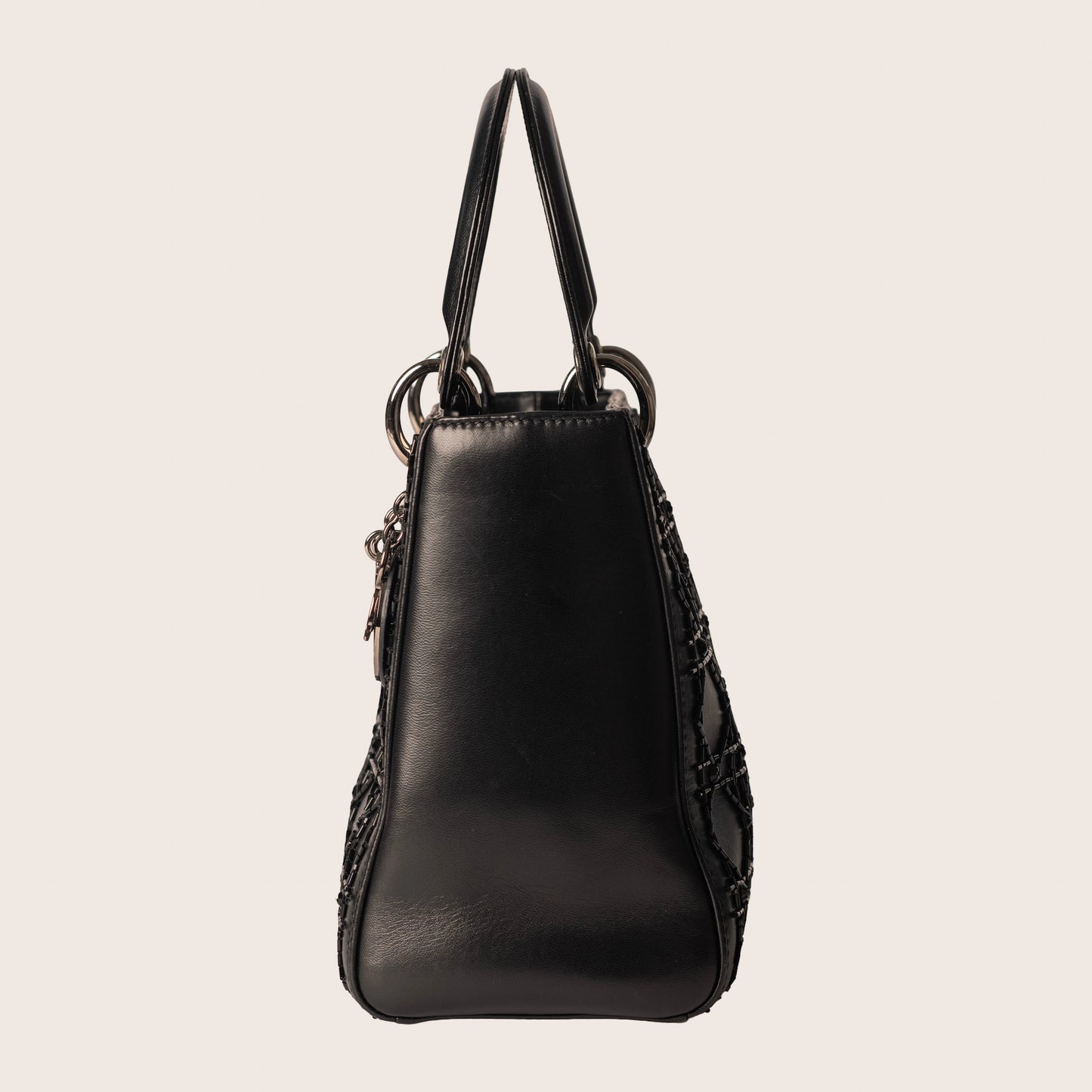 Christian Dior 2008 Large Cannage Lady Dior Handbag