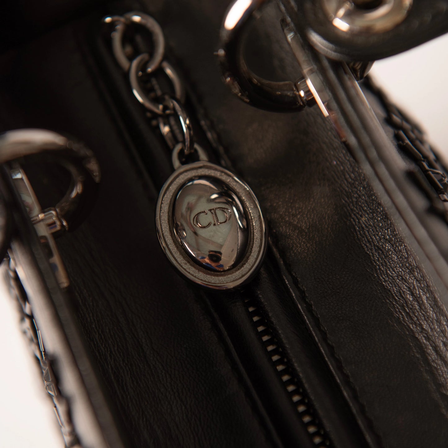 Christian Dior 2008 Large Cannage Lady Dior Handbag
