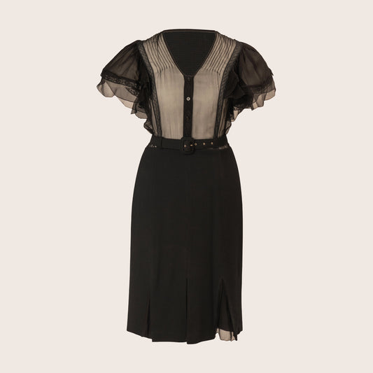 Dior Black Lace Dress
