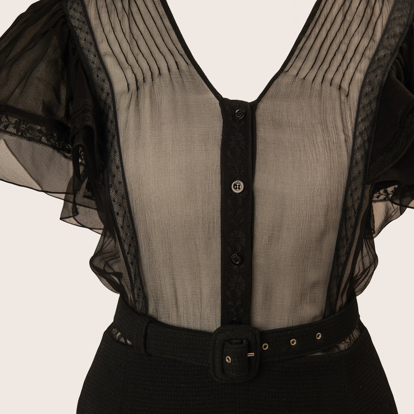 Dior Black Lace Dress
