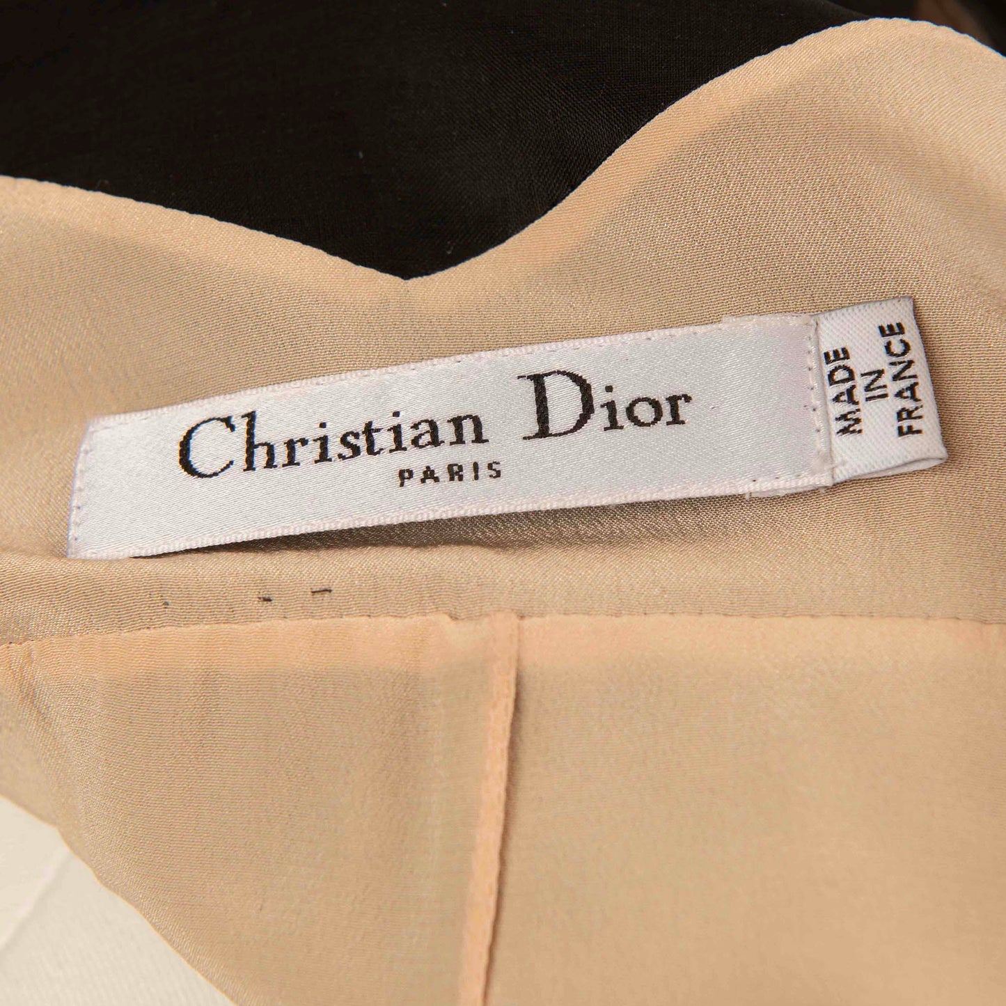 Dior Lace-Trimmed Silk Dress