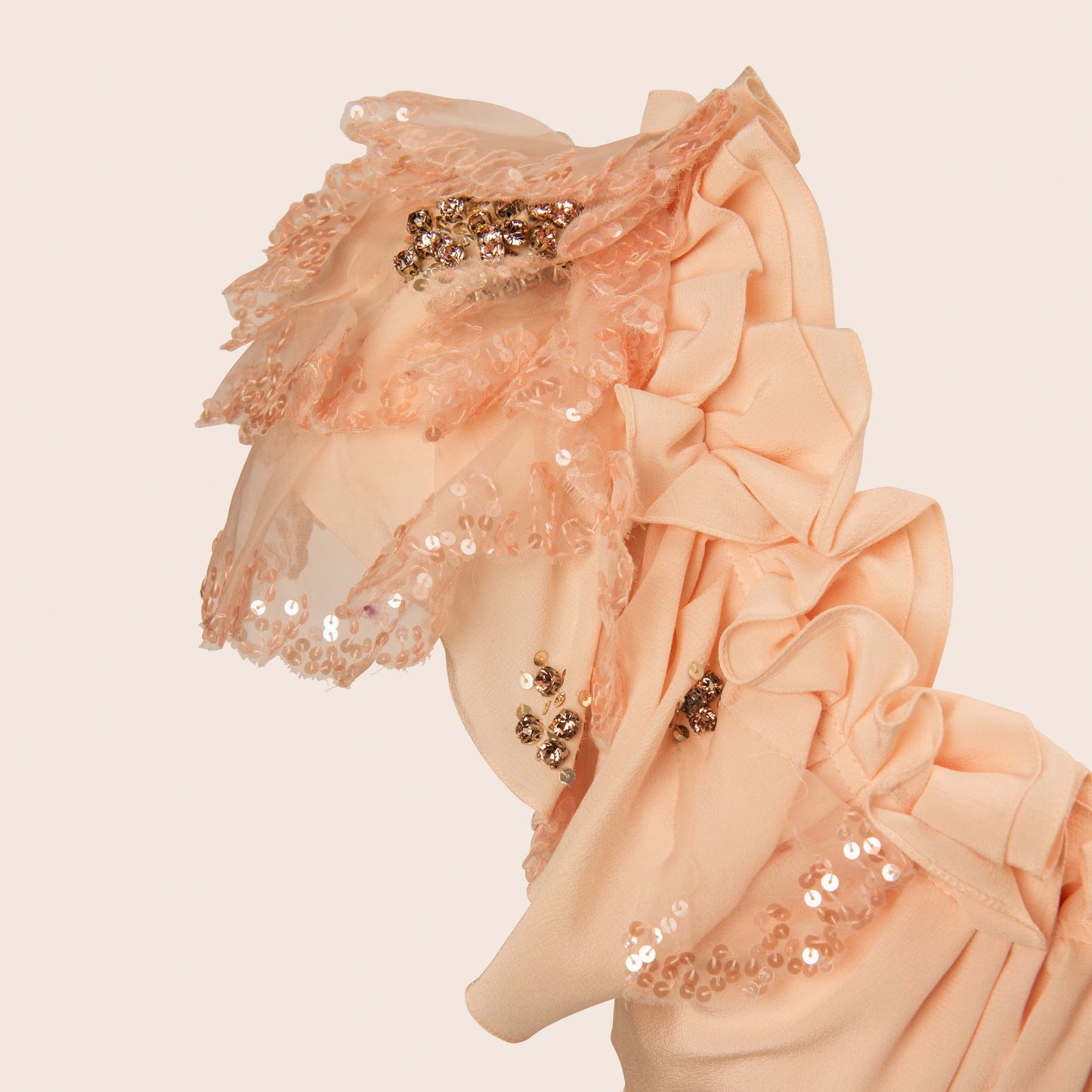 Dior Lace-Trimmed Silk Dress