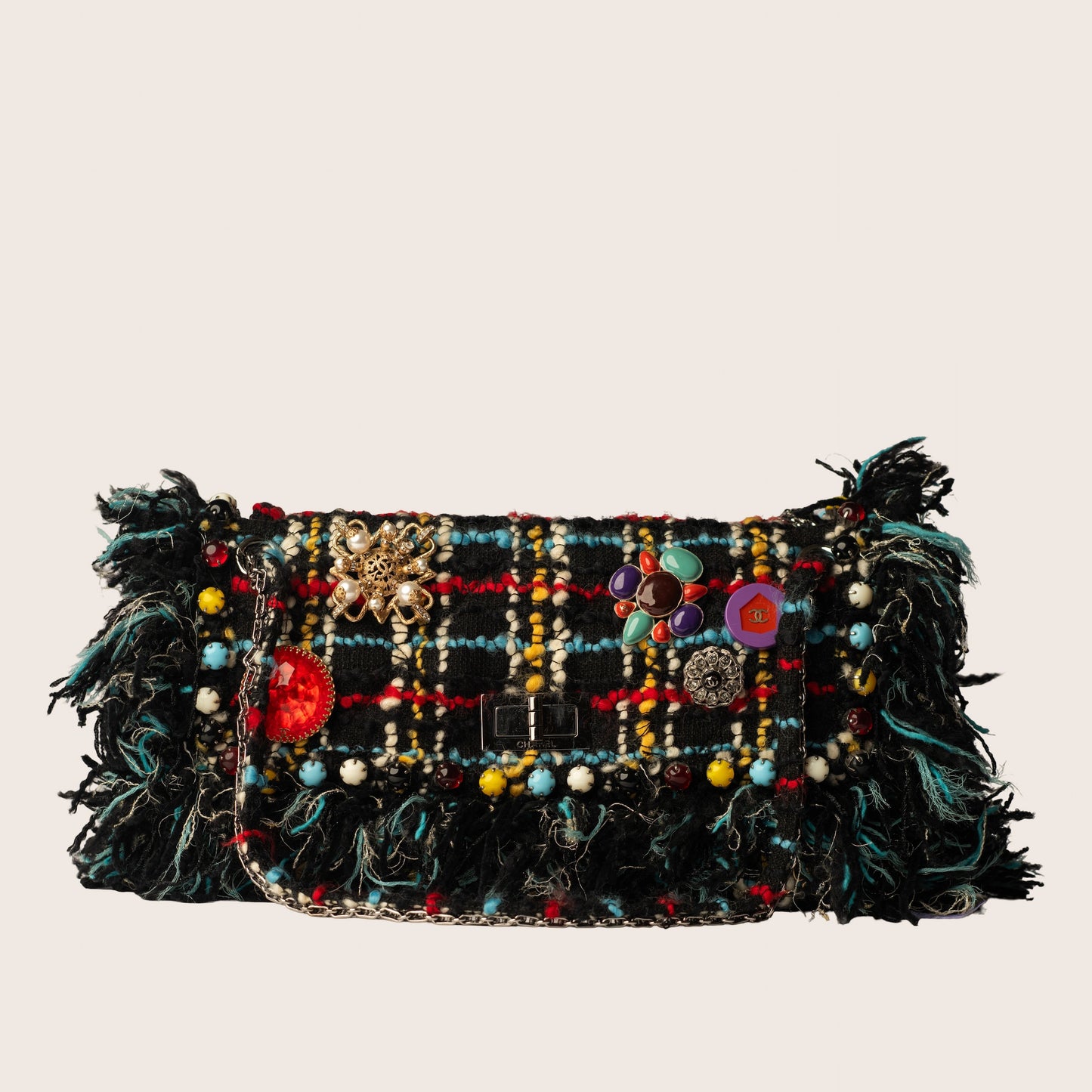 Chanel Embellished Reissue Tweed Flap Bag
