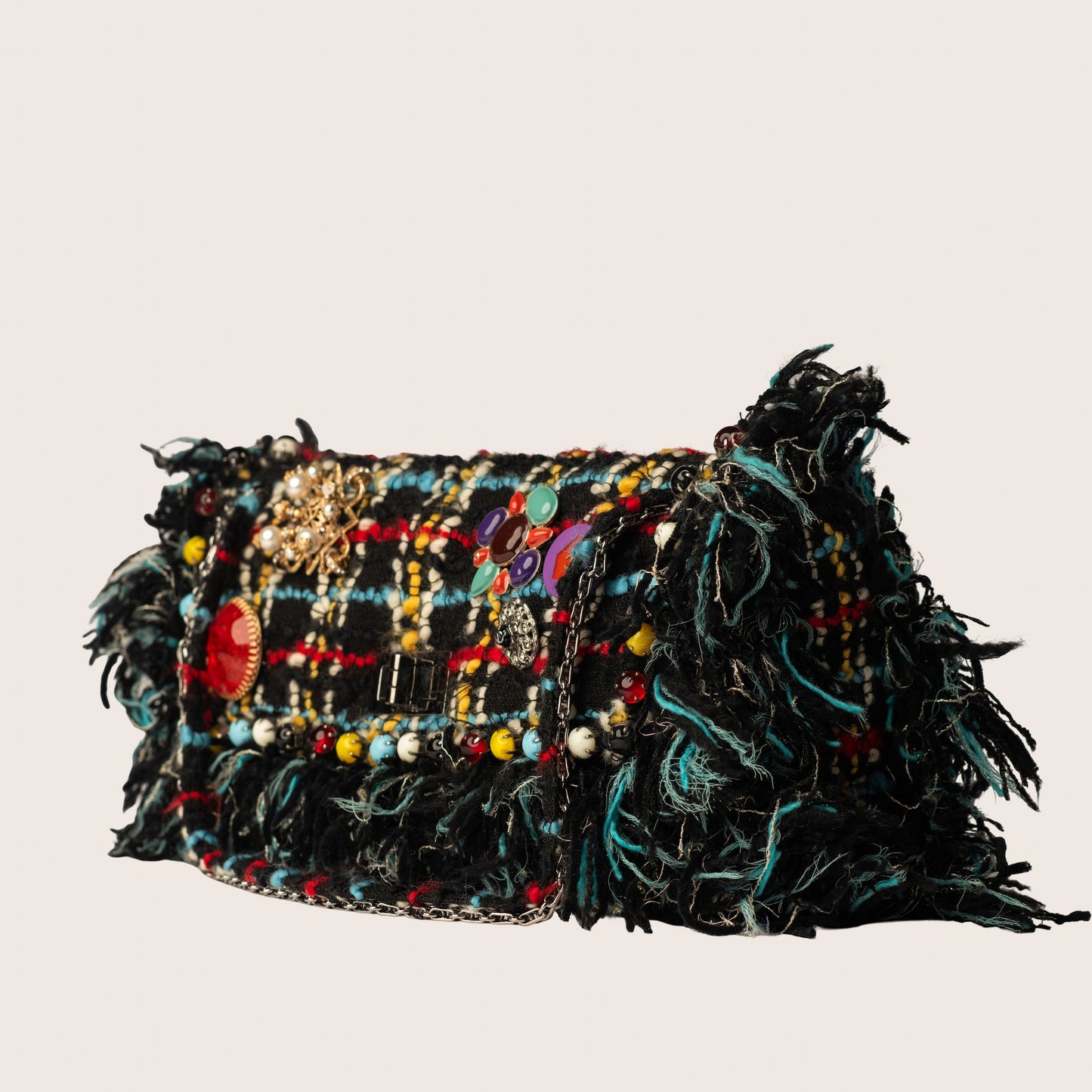 Chanel Embellished Reissue Tweed Flap Bag