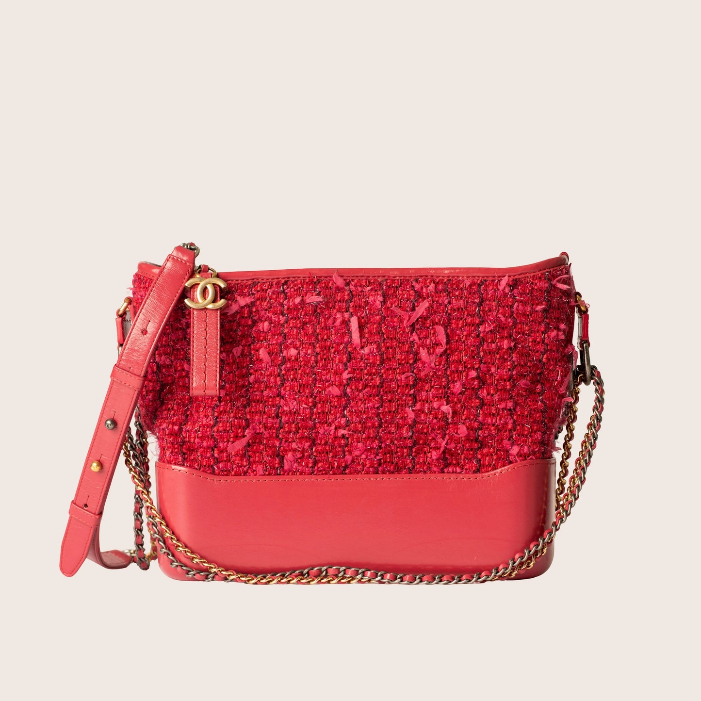 Chanel 2017 Tweed Gabrielle Hobo Bag