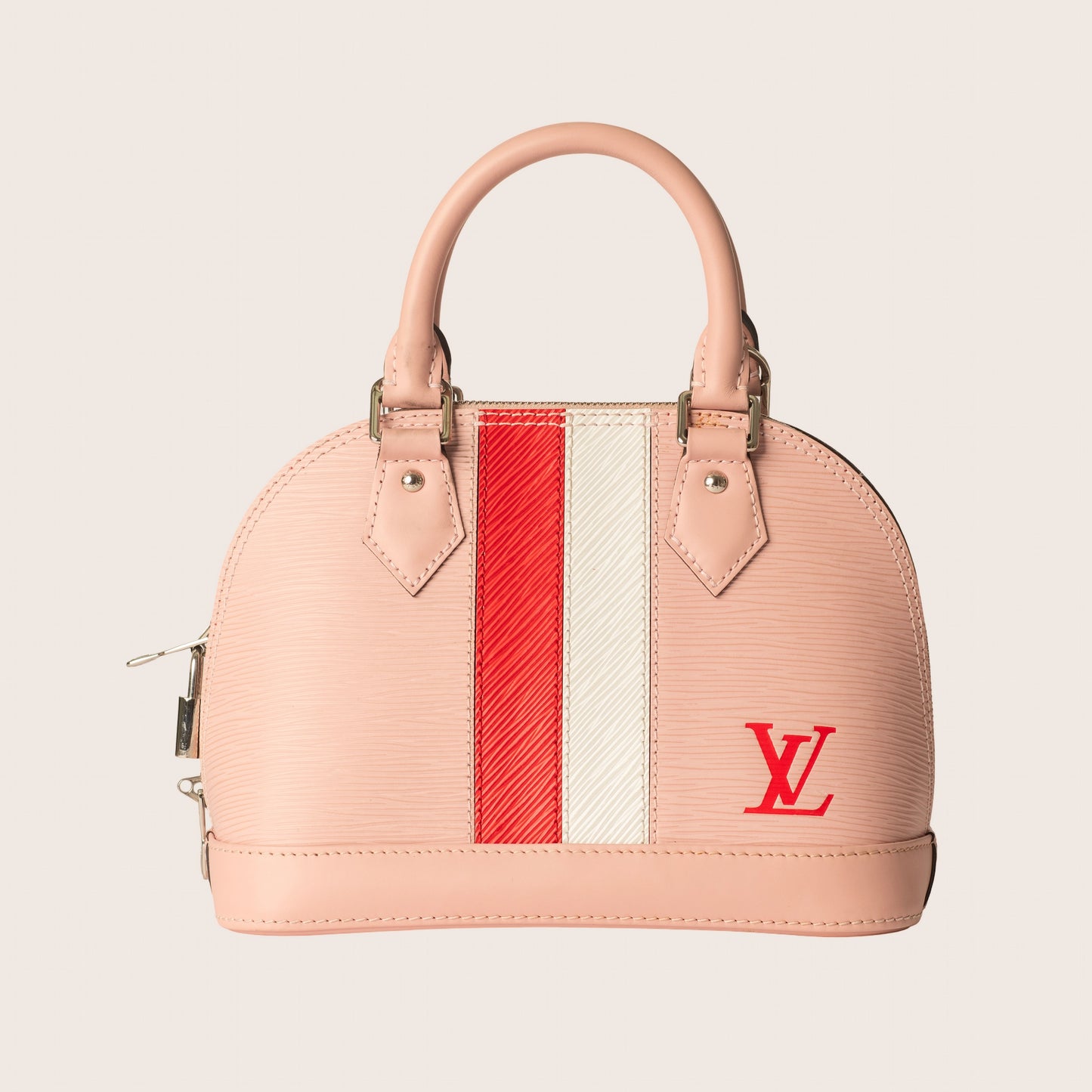 Louis Vuitton Alma BB Leather Handbag