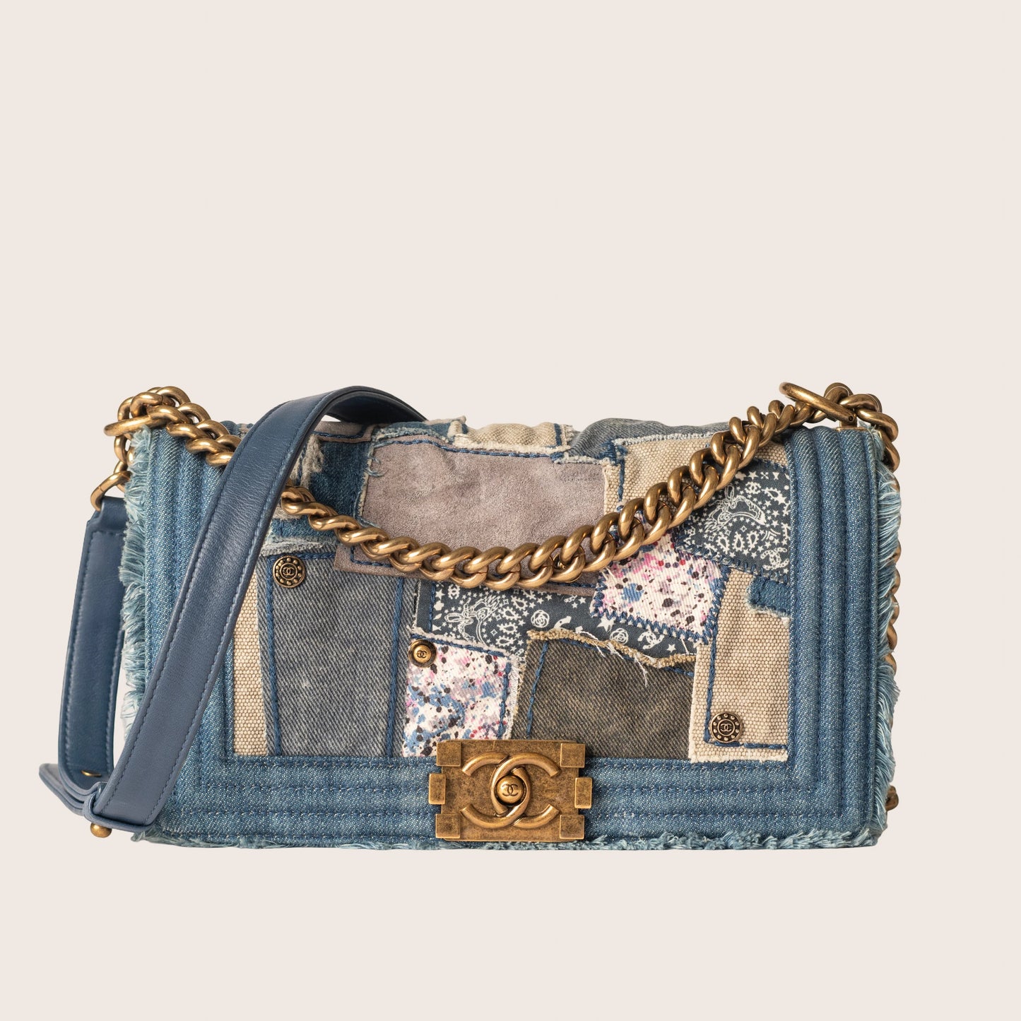 Chanel Denim Patchwork Boy Bag – Limited Edition