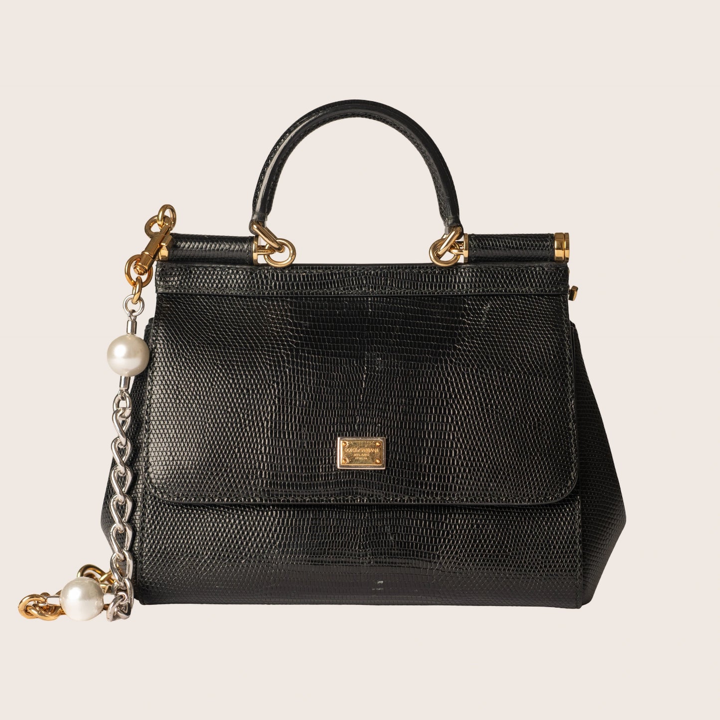 Dolce & Gabbana Embellished Miss Monica Satchel
