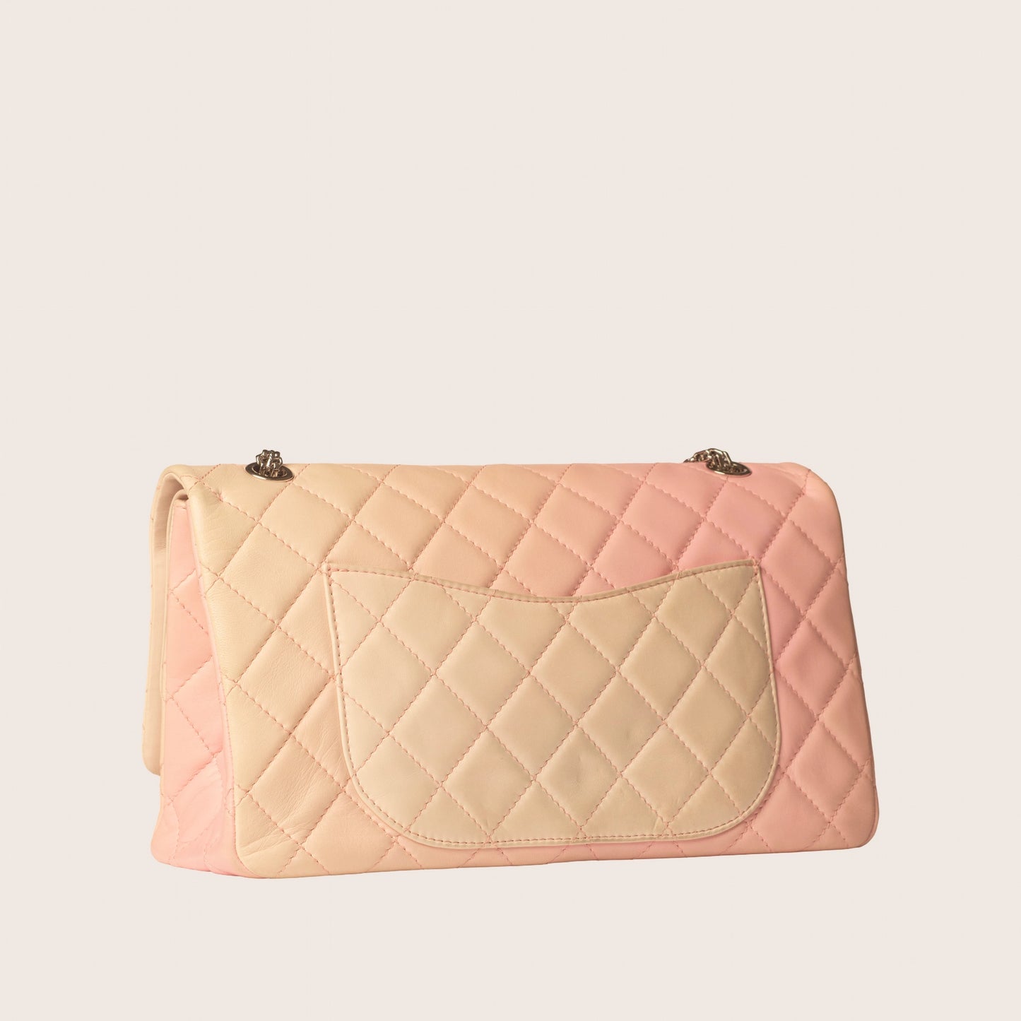 Chanel Degrade Pink Quilted Lambskin 2.55 Reissue 227 Flap Bag