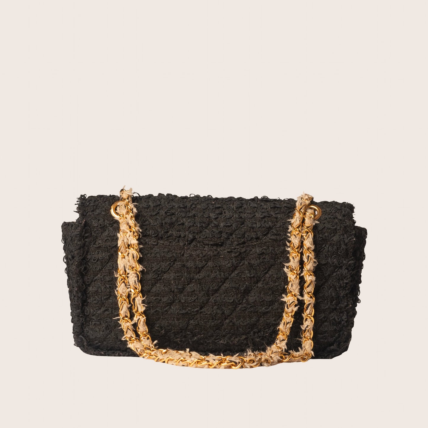 Chanel Tweed Matelassé Medium Flap Bag