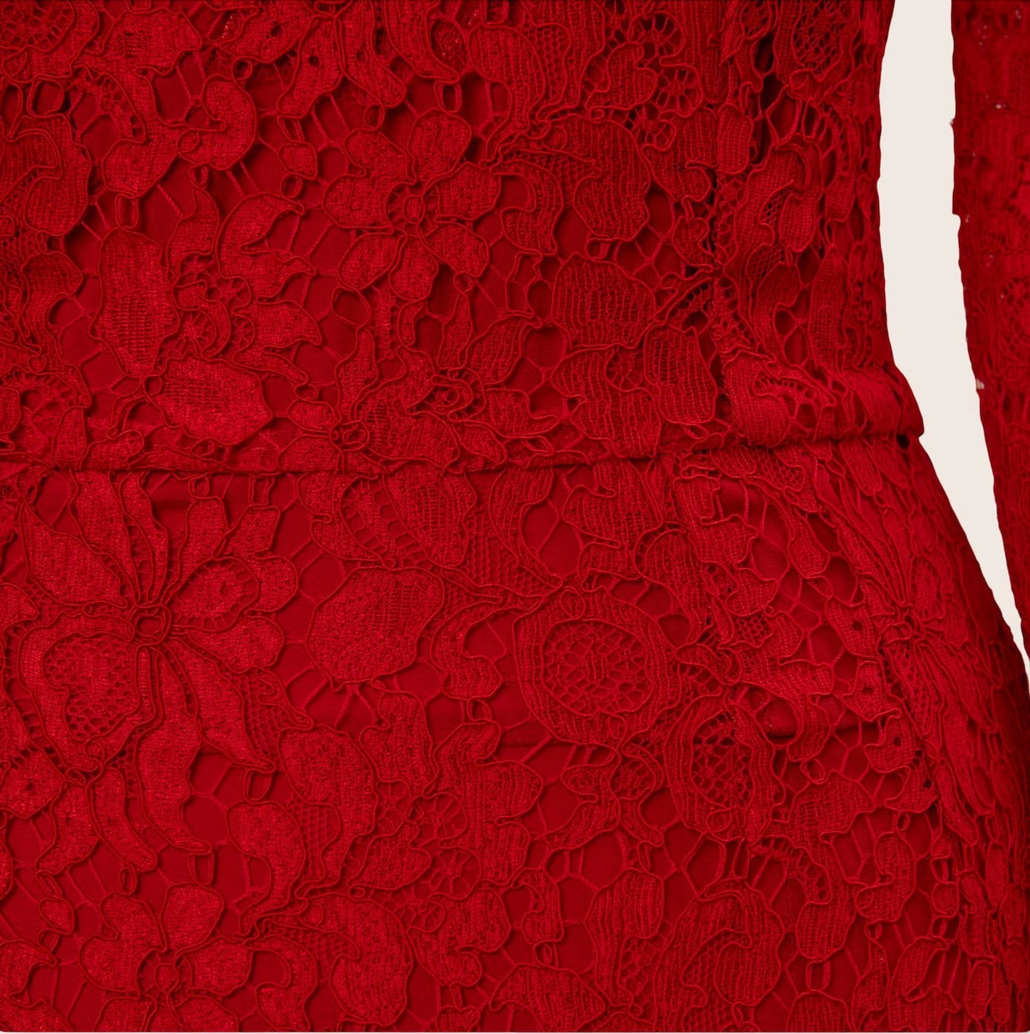 Dolce & Gabbana Red Lace Dress