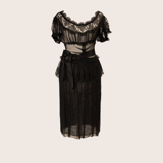 Dolce & Gabbana Black Lace Dress
