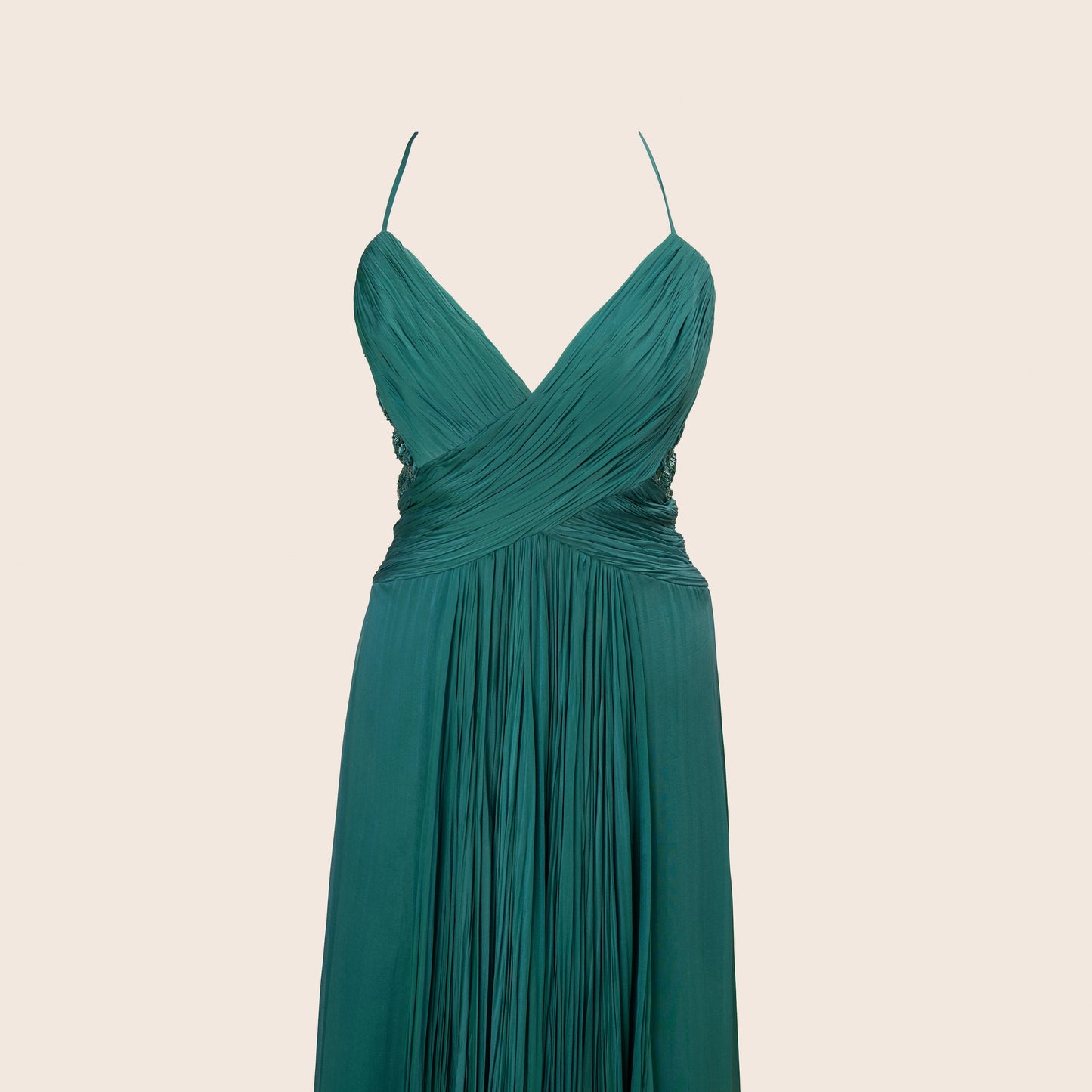Roberto Cavalli Luxe Pleated Gown