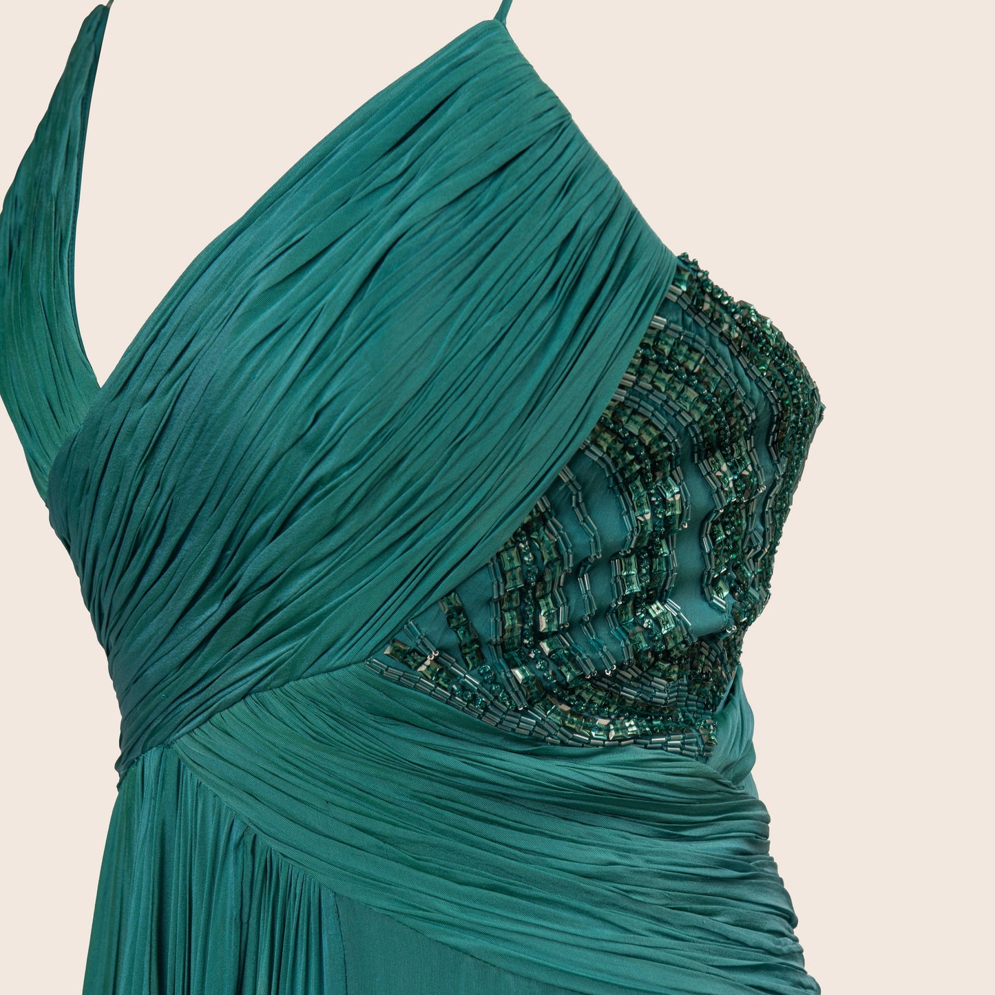 Roberto Cavalli Luxe Pleated Gown