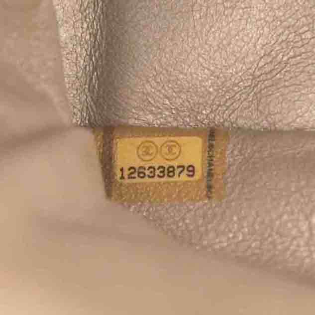 Chanel Vintage Silver Quilted Leather Flap