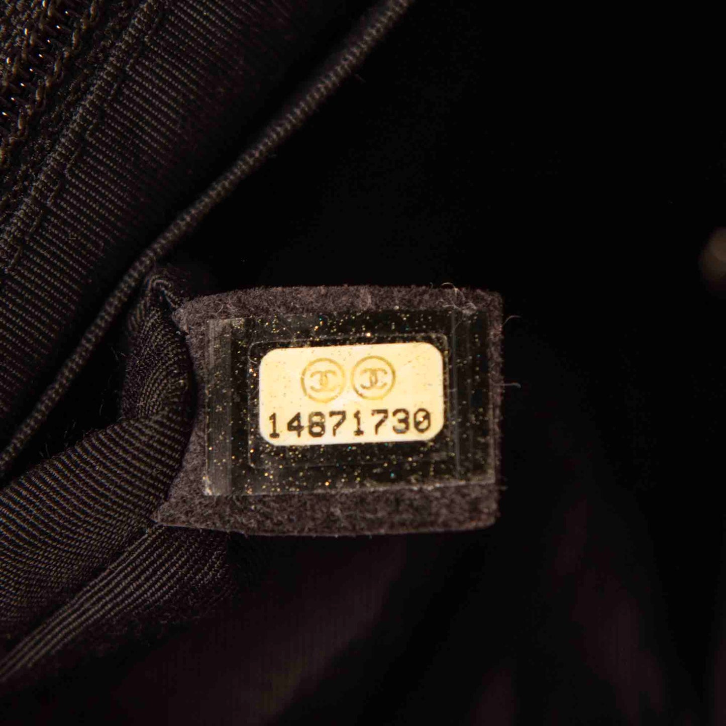Chanel Black Quilted Lambskin Leather Ladybug Medium Flap Bag