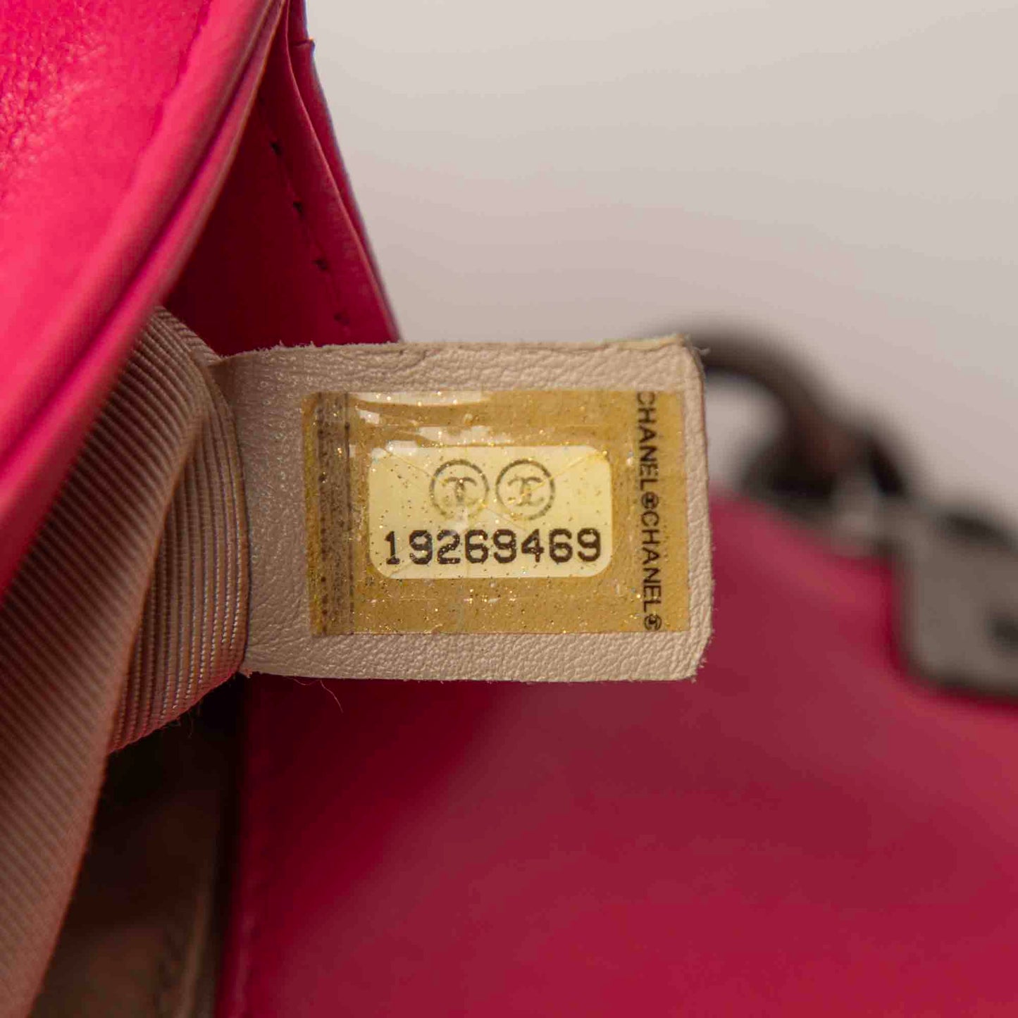 Chanel Old Boy Flap Bag in Fuchsia Lambskin