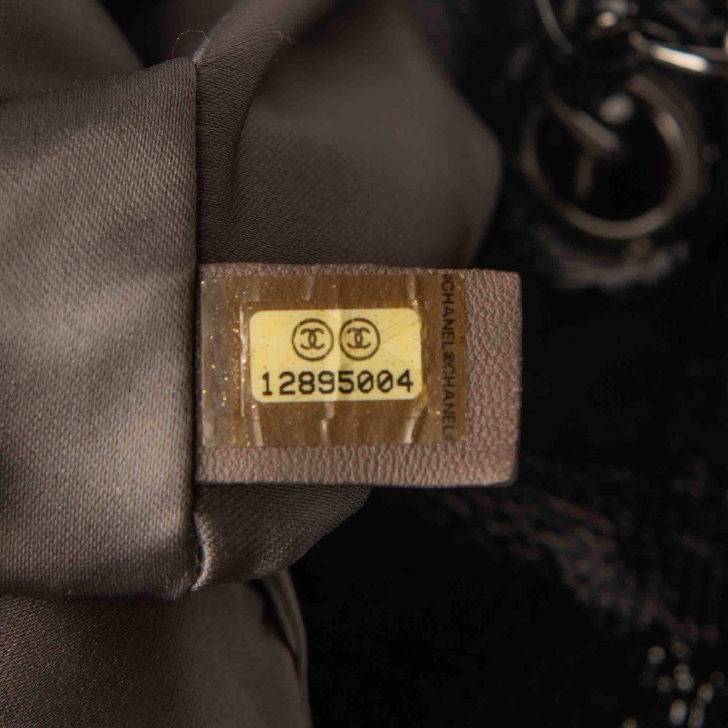 Chanel Black Vinyl Rock in Moscow Jumbo Classic Flap Bag