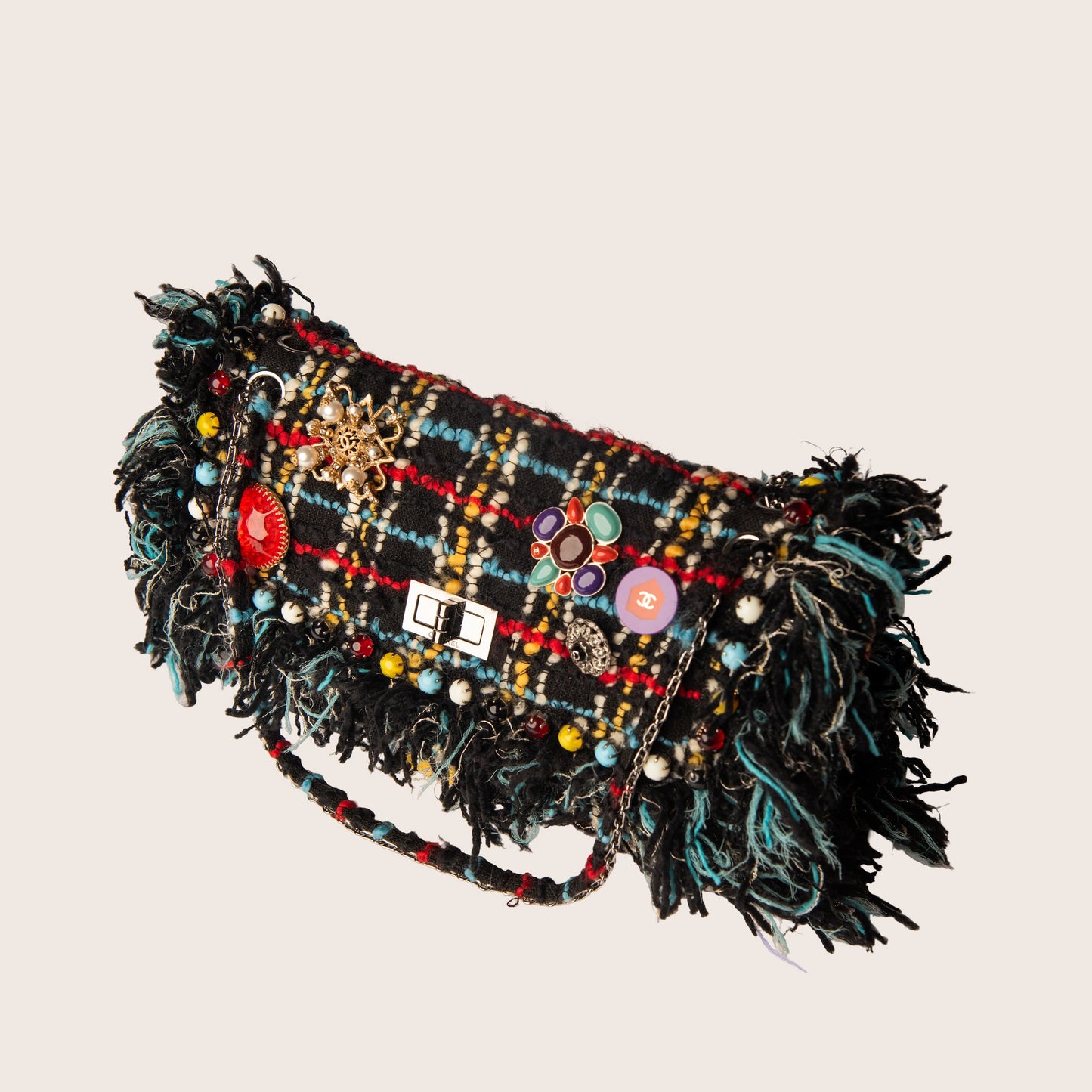 Chanel Embellished Reissue Tweed Flap Bag
