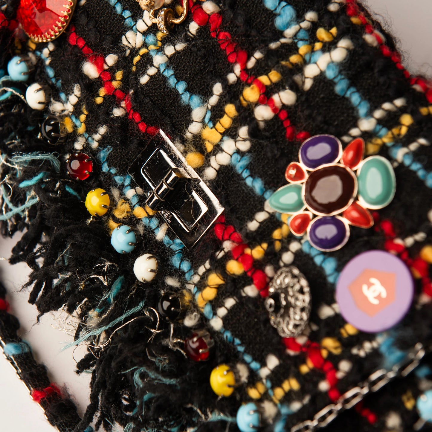 Chanel Embellished Reissue Tweed Flap Bag